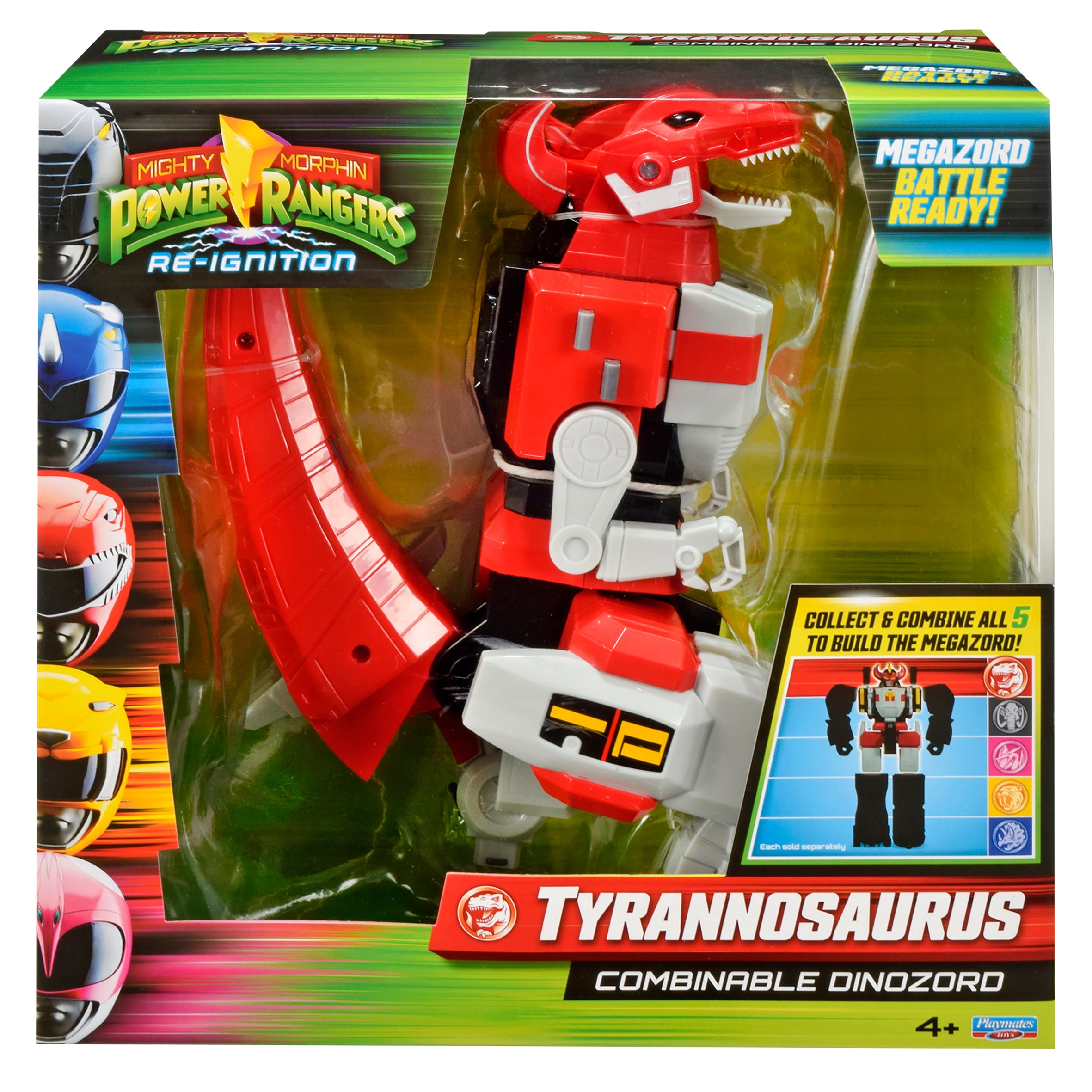 Power Rangers Mighty Morphin Re-Ignition Tyrannosaurus Combinable Dinozord
