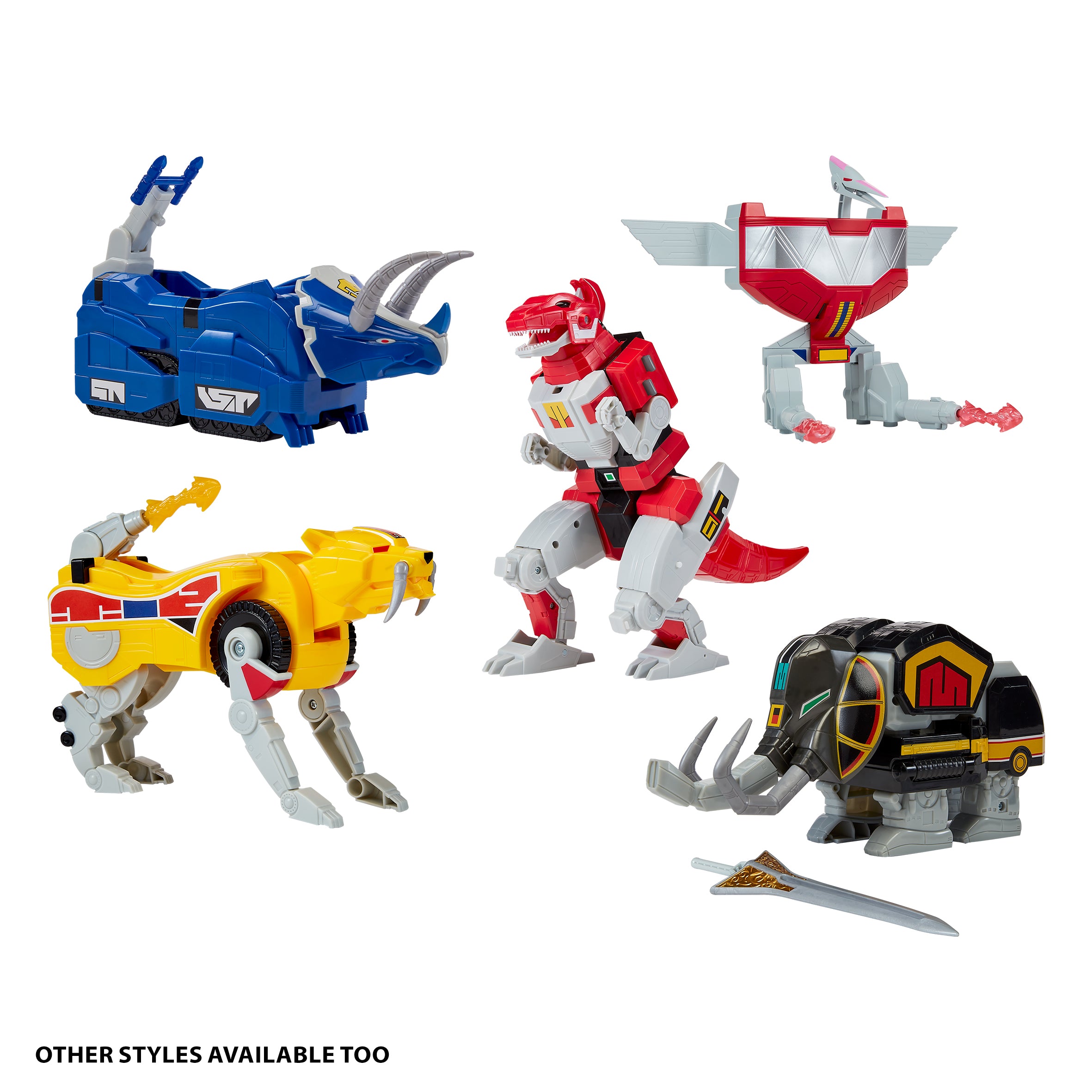 Power Rangers Mighty Morphin Re-Ignition Tyrannosaurus Combinable Dinozord