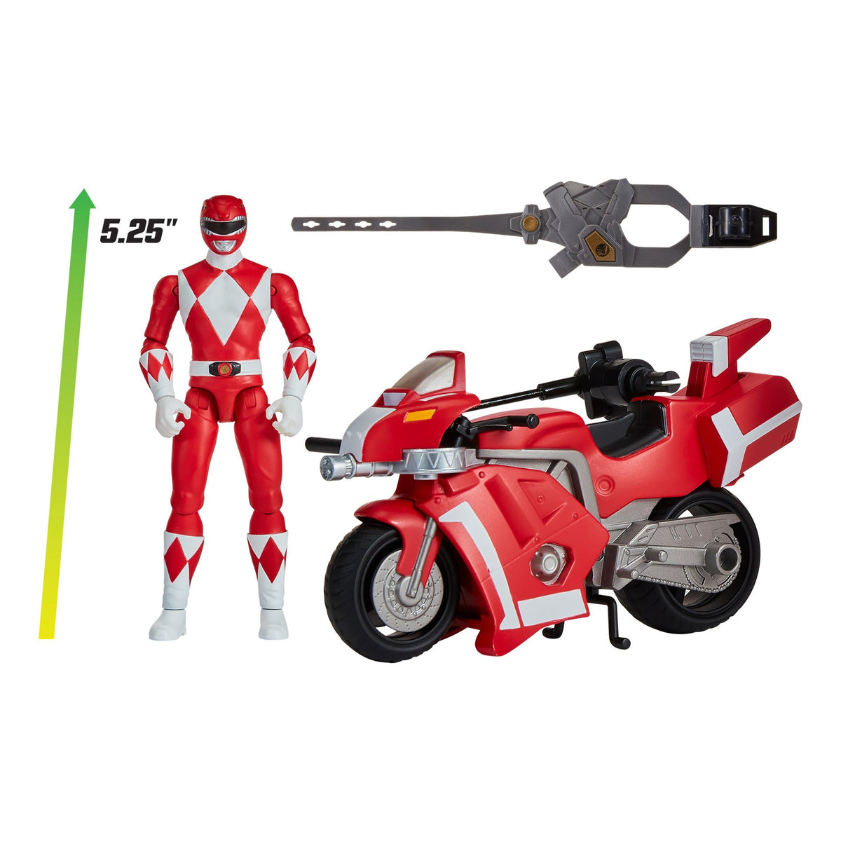 Mighty Morphin Power Rangers Battle Bike with Red Ranger