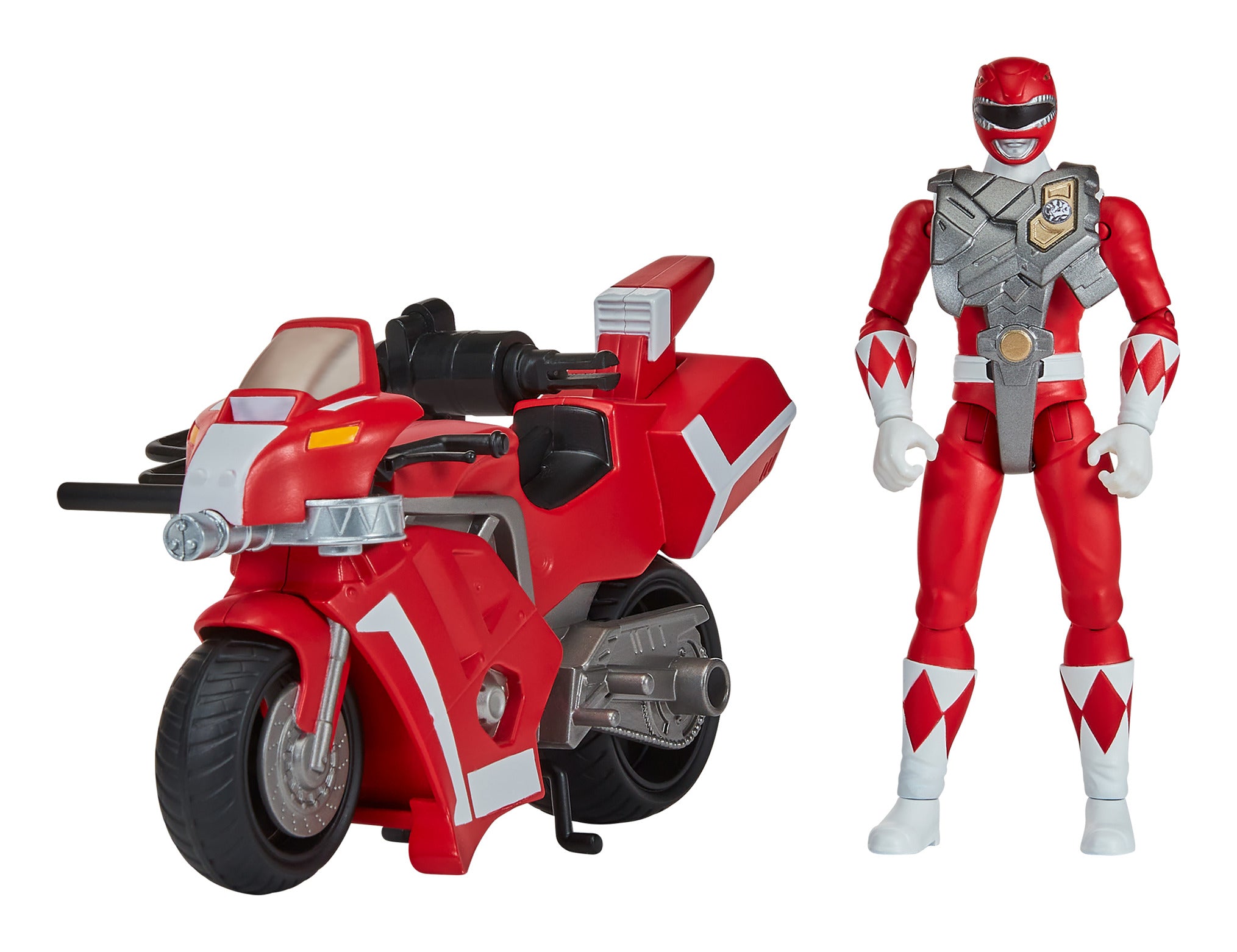 Mighty Morphin Power Rangers Battle Bike with Red Ranger