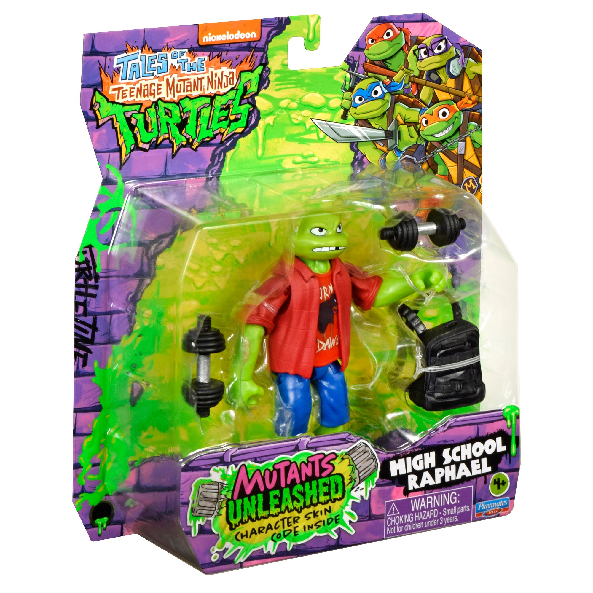Teenage Mutant Ninja Turtles High School Raphael Gaming Action Figure