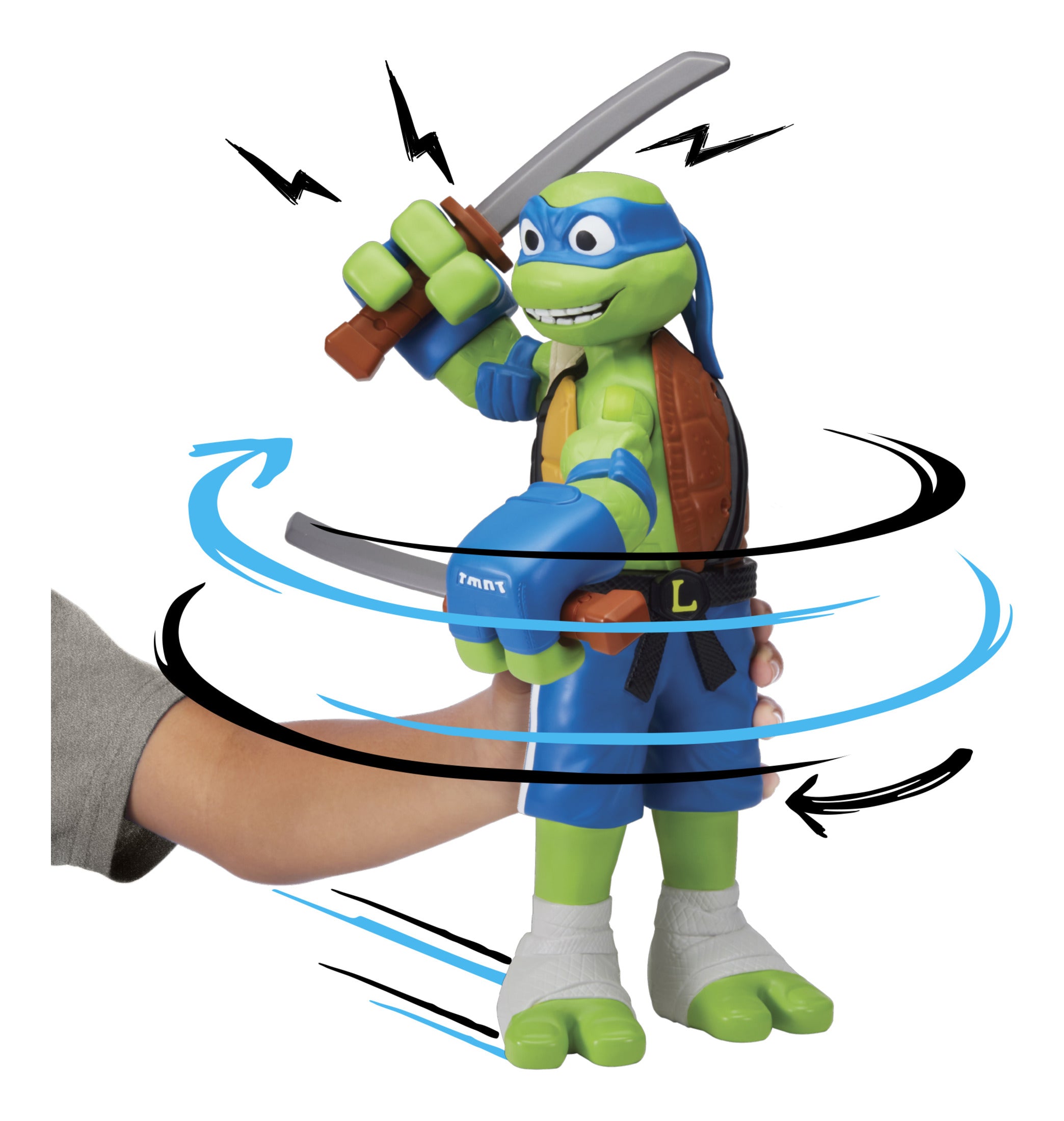 Teenage Mutant Ninja Turtles Tales Giant Roll ’N Punch Leonardo Figure