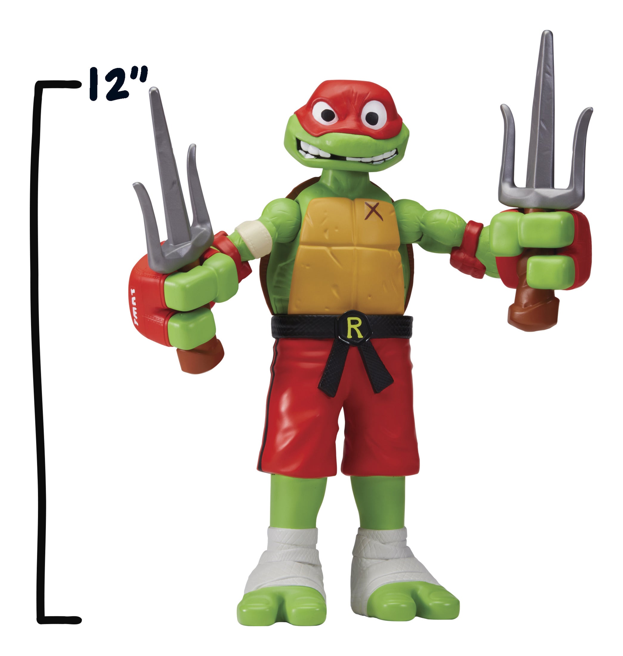 Tales of TMNT Giant Roll N Punch Raphael Action Figure