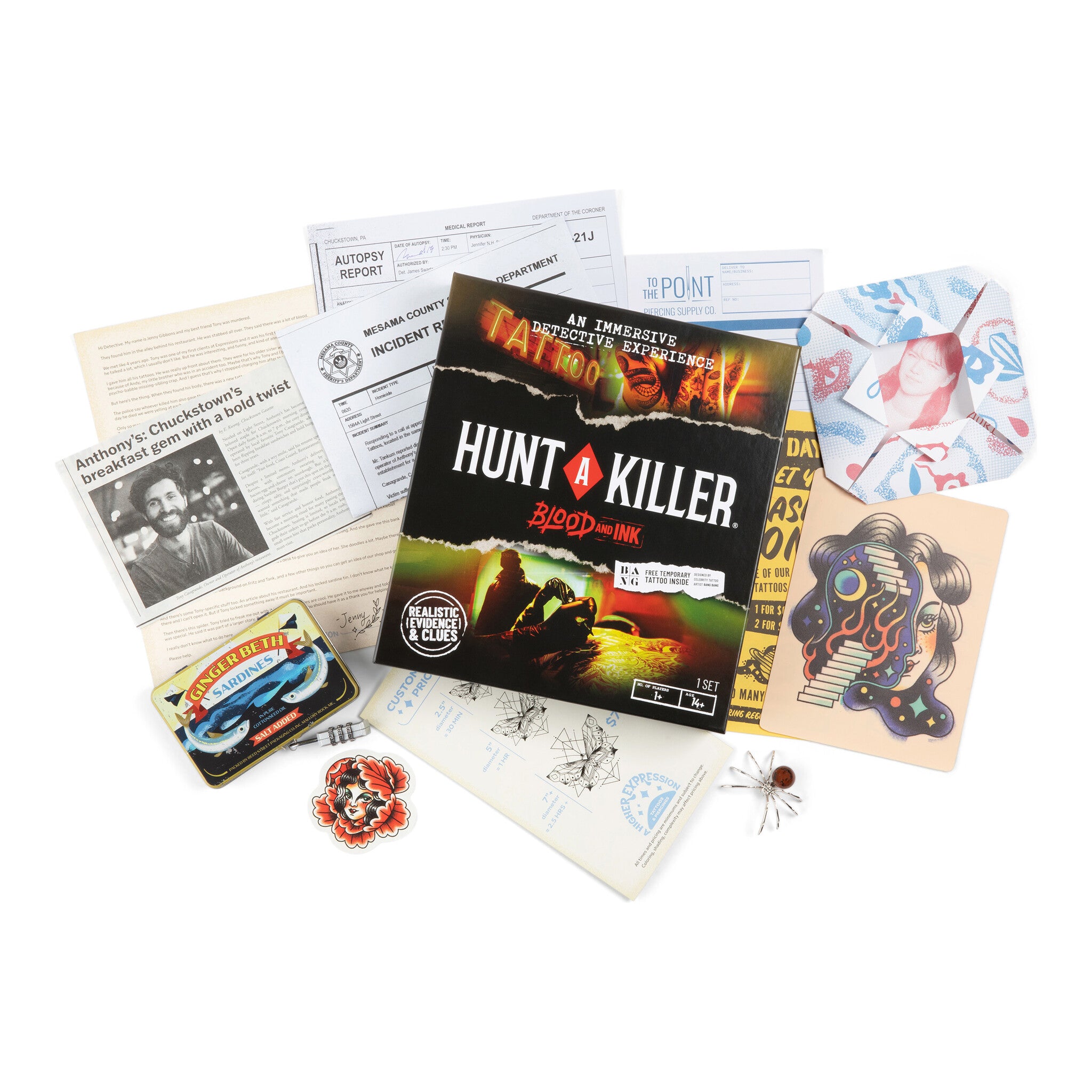 Hunt A Killer Blood & Ink Murder Mystery Game