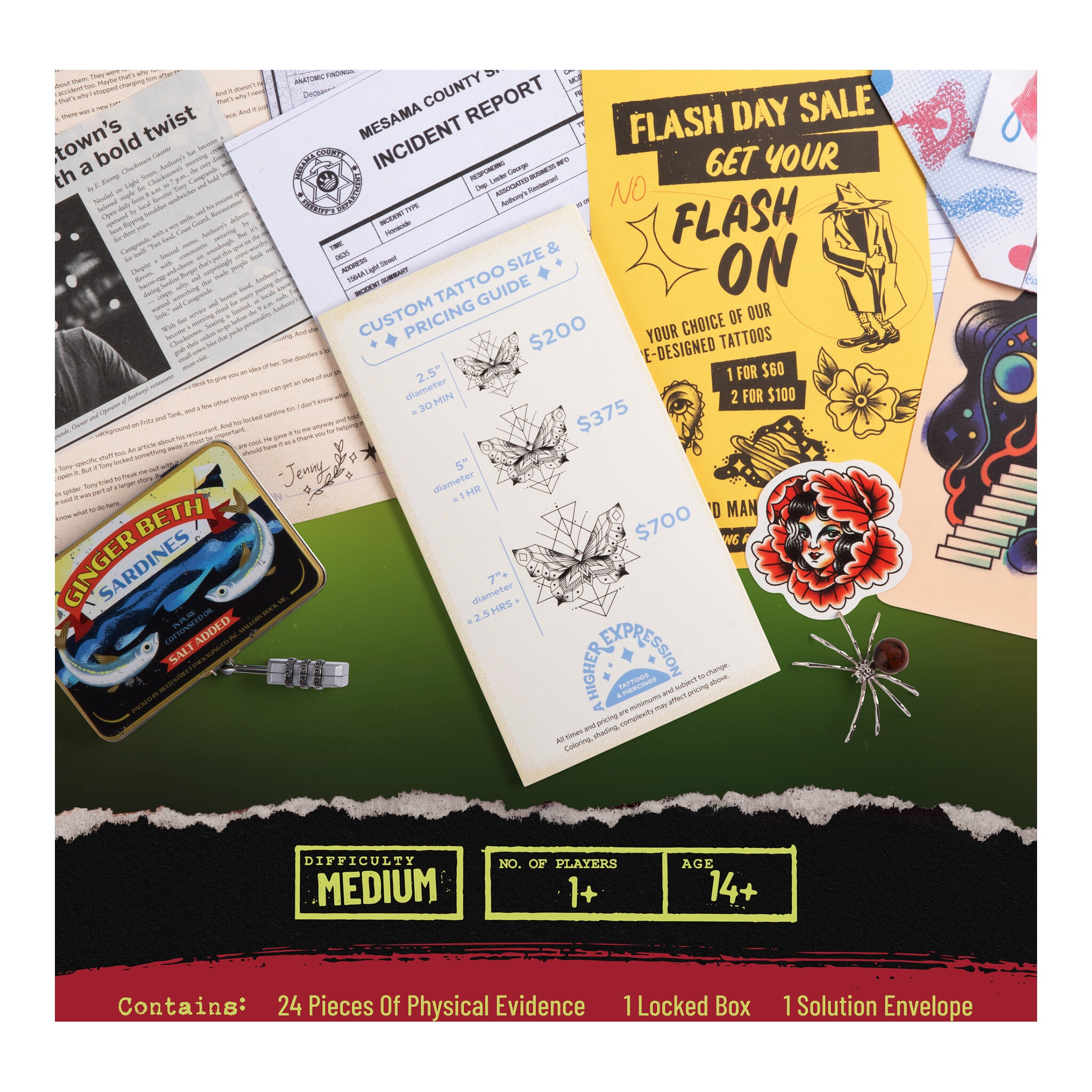 Hunt A Killer Blood & Ink Murder Mystery Game