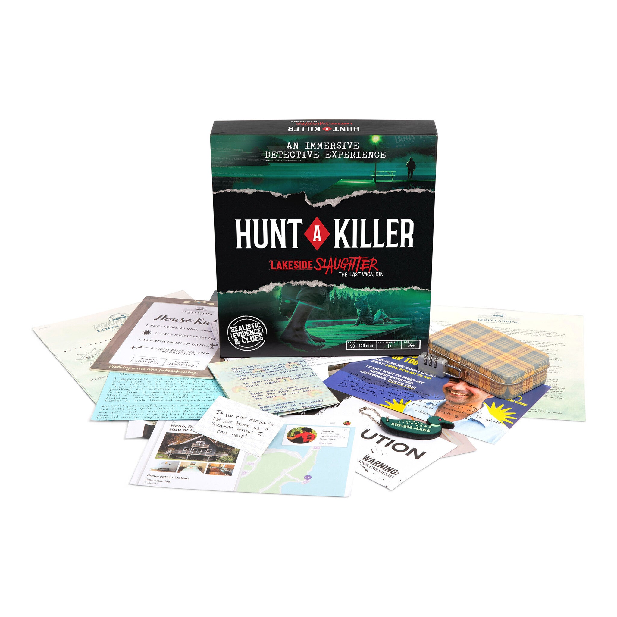 Hunt A Killer Lakeside Slaughter Murder Mystery Game
