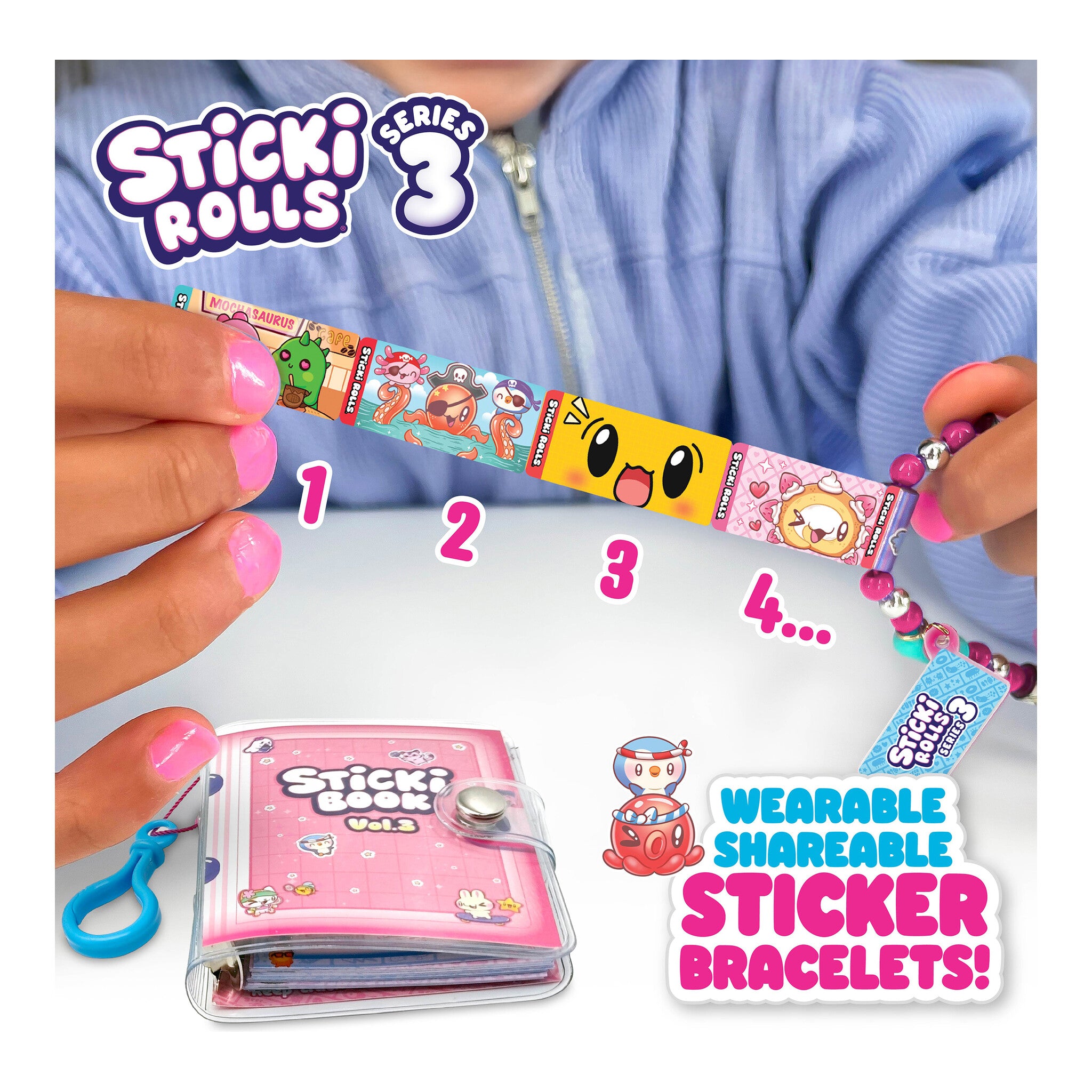 Sticki Rolls Sticki Book Series 3 Sticker Craft Set
