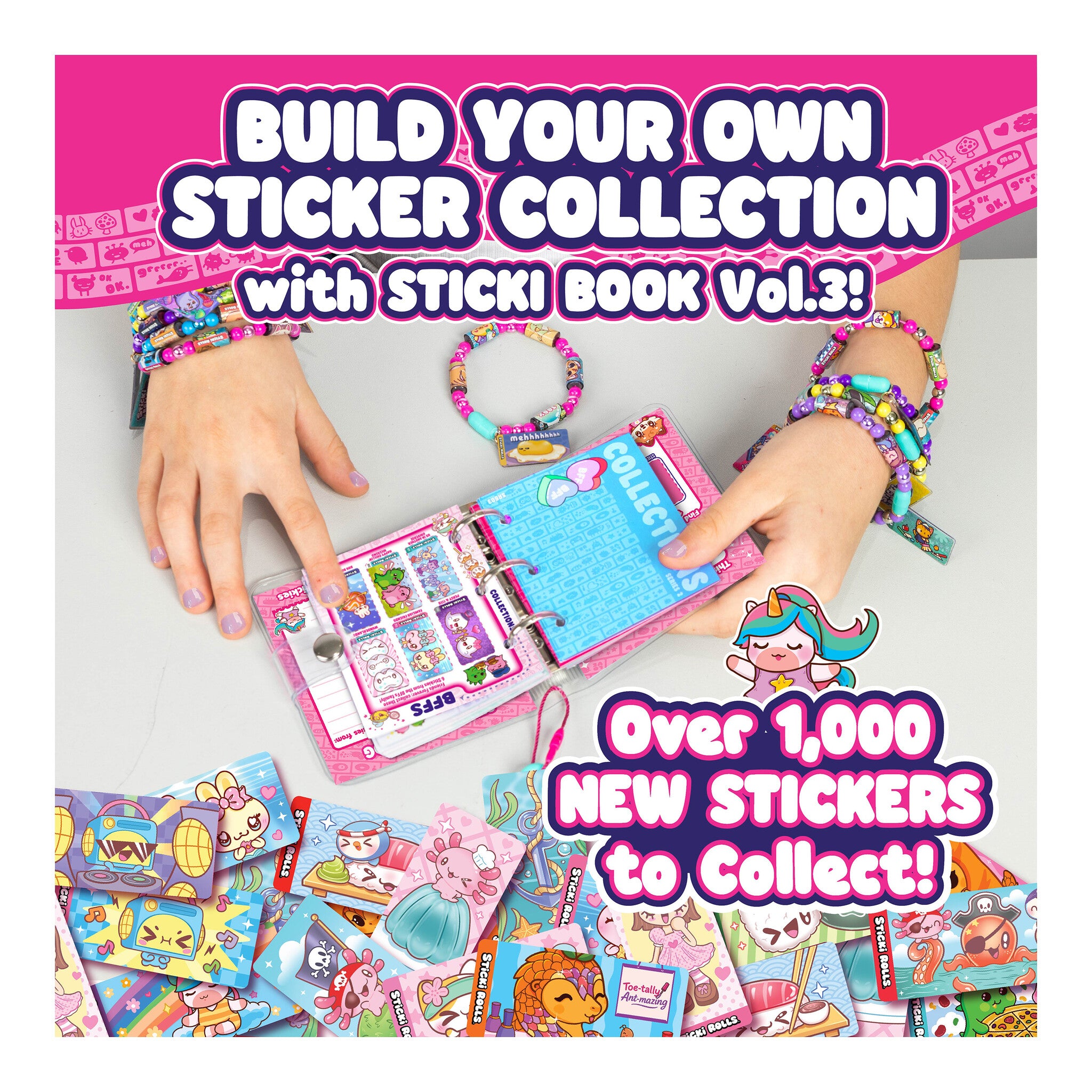 Sticki Rolls Sticki Book Series 3 Sticker Craft Set