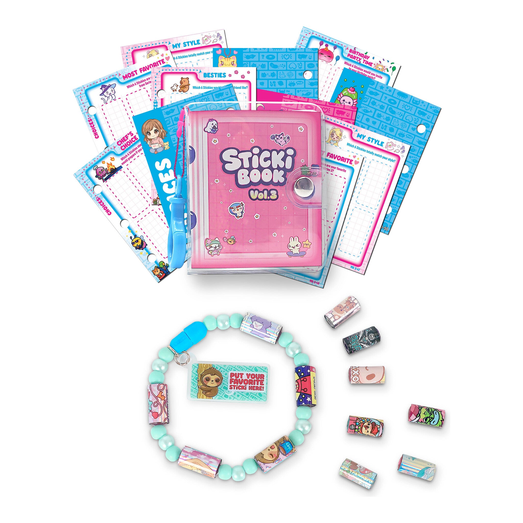 Sticki Rolls Sticki Book Series 3 Sticker Craft Set