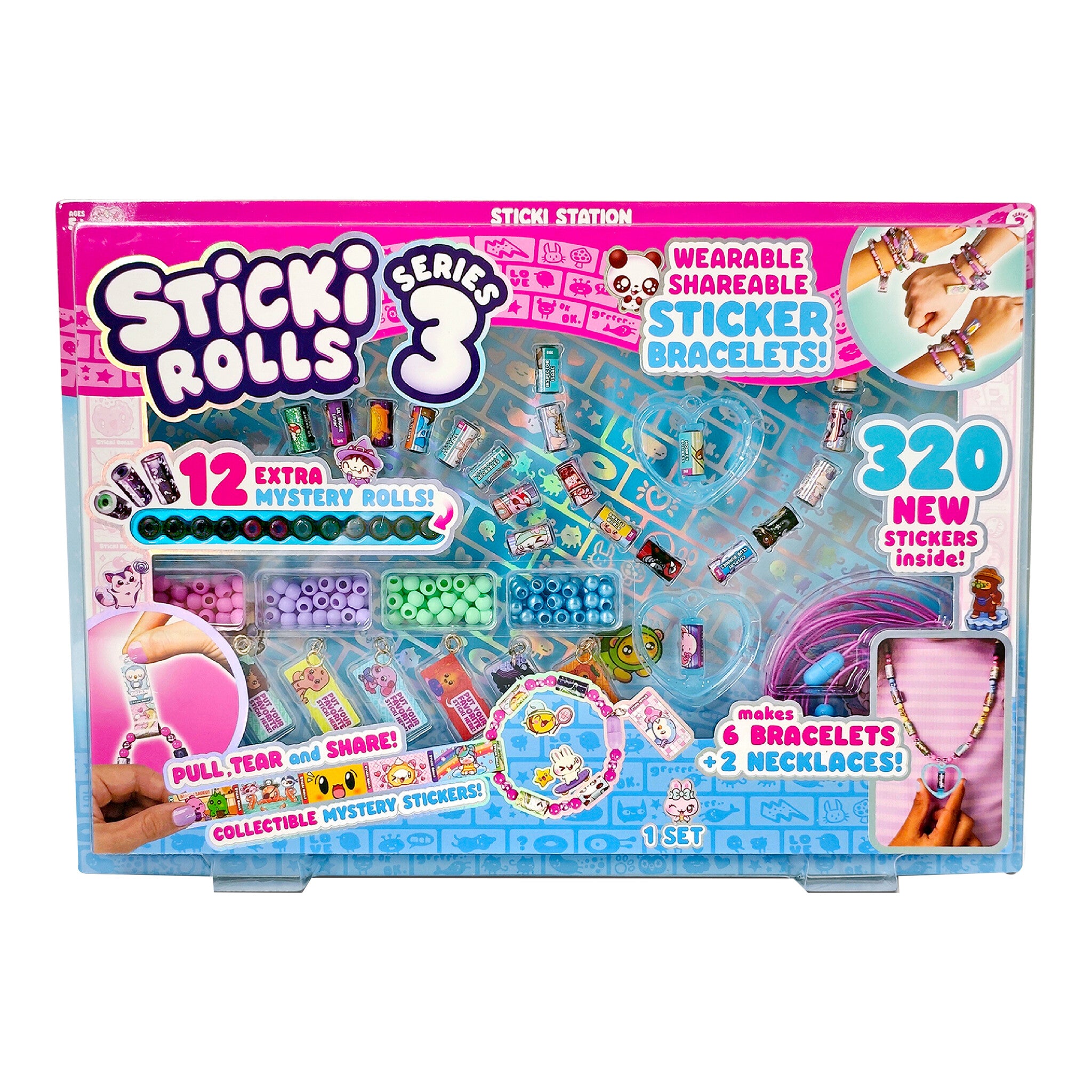 Sticki Rolls Sticki Station Series 3 Wearable Sticker Jewellery Kit