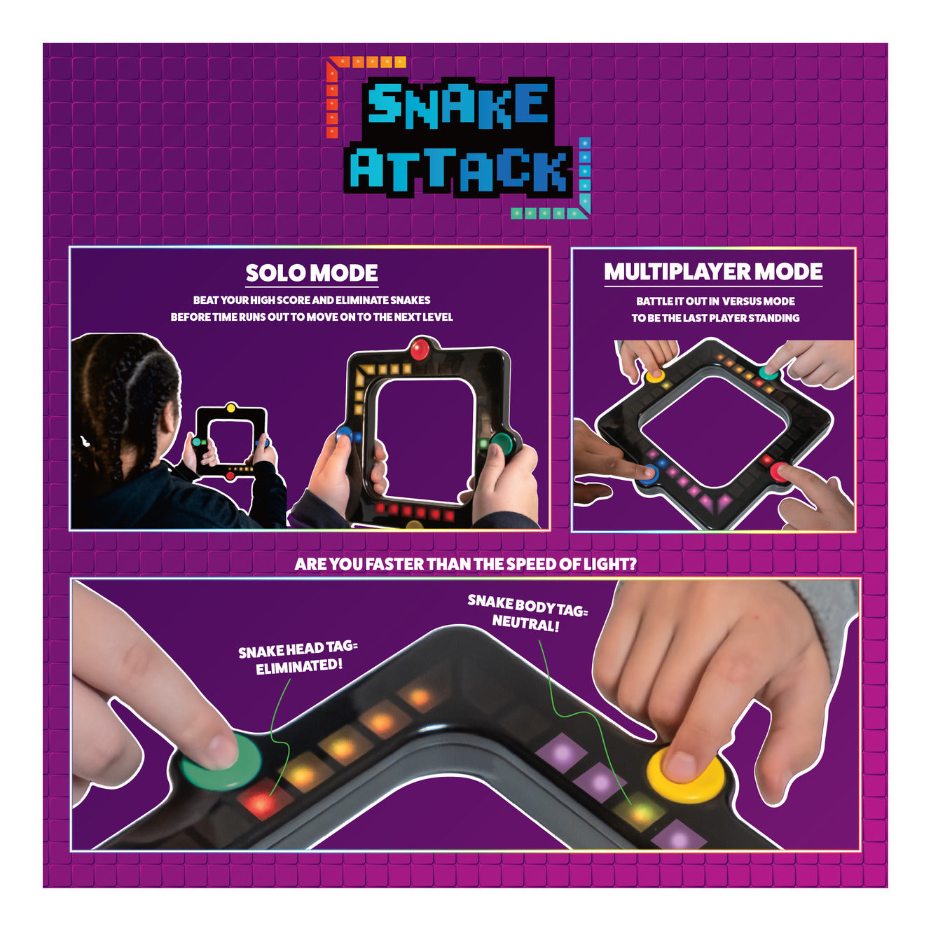 Wilder Snake Attack Electronic Reflex Game