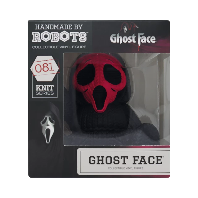 Handmade by Robots Scream Ghost Face #081 Fluorescent Pink Vinyl Figure