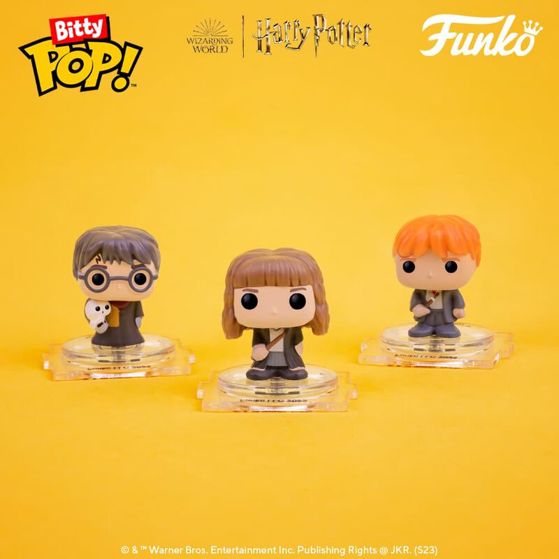 Funko Bitty Pop! Harry Potter Series 2 Hermione, Hagrid & Ron 4-Pack (Chance of Chase)