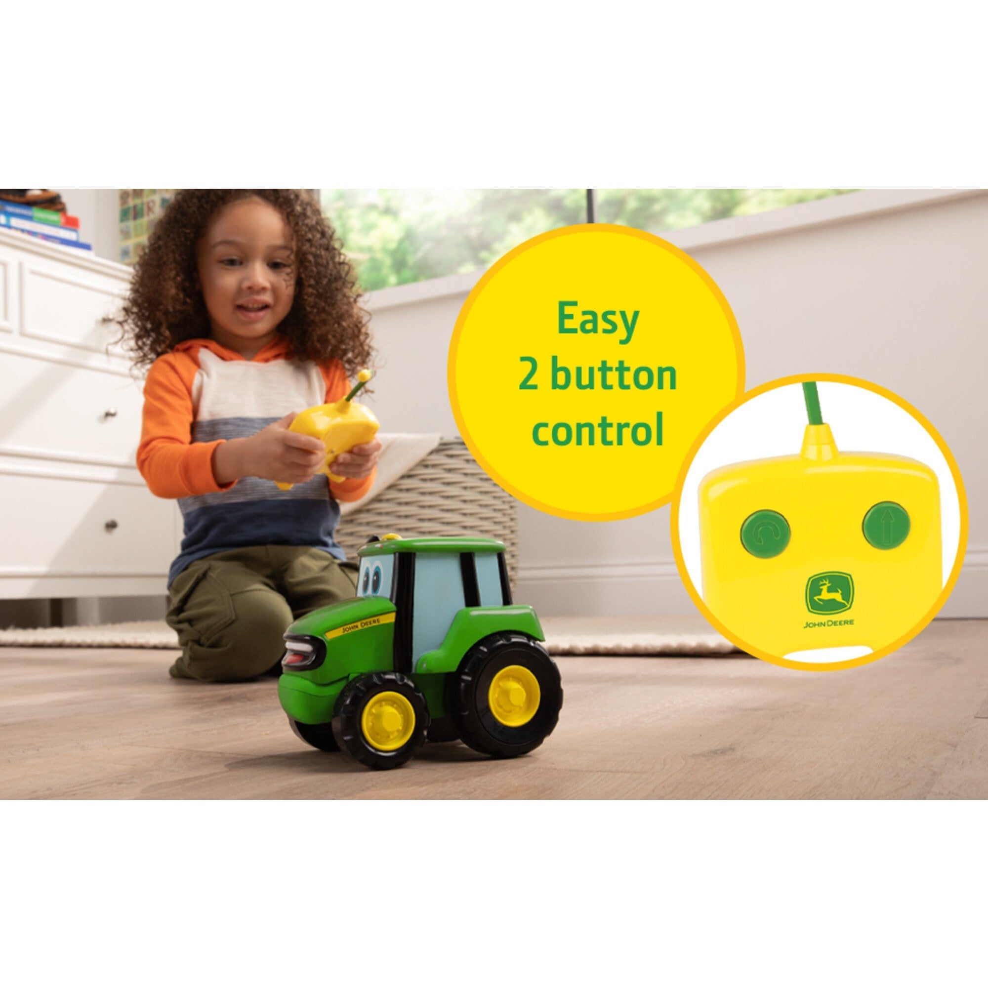 John Deere Johnny Tractor RC Remote Control Toy