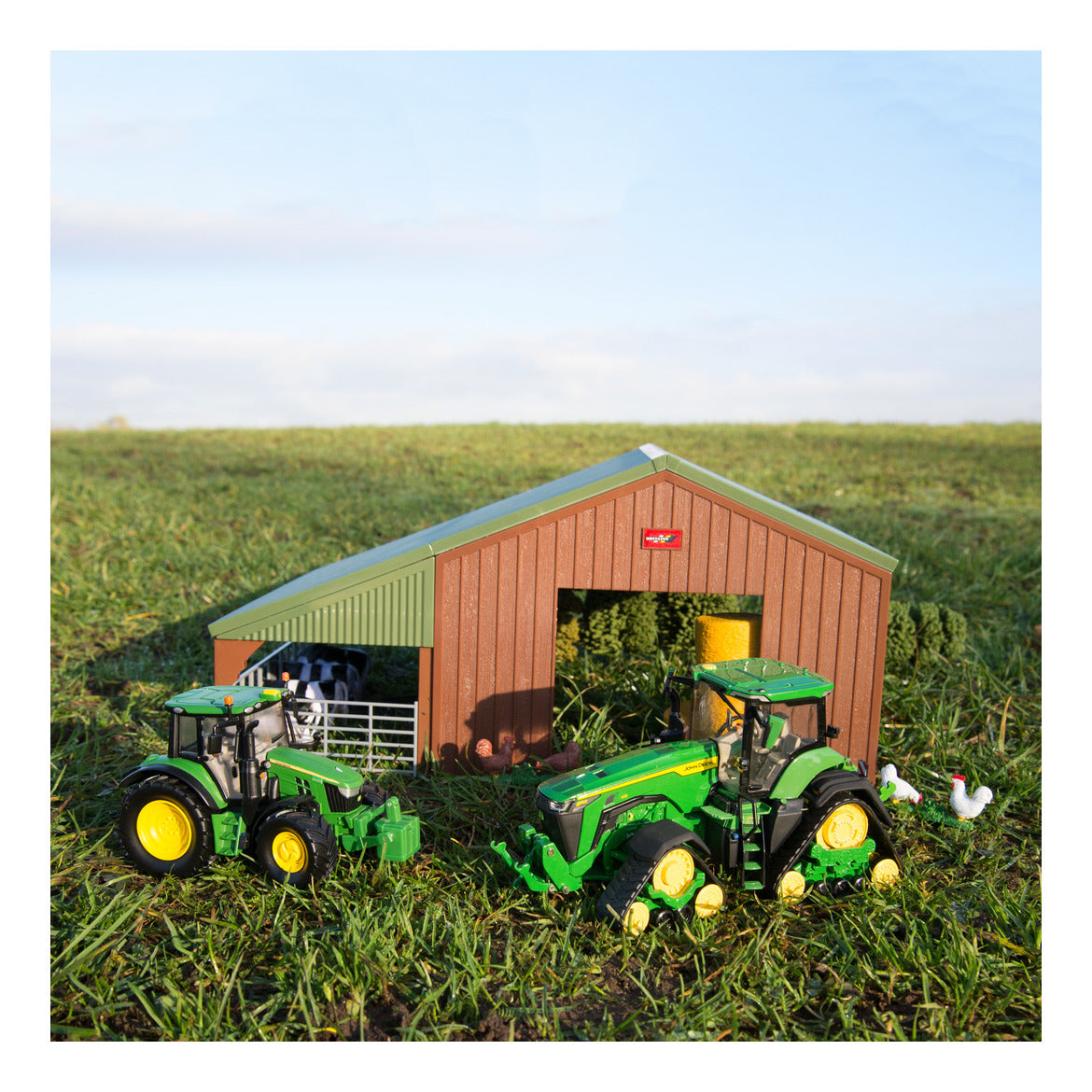 Britains John Deere 8RX 410 Row Crop Tractor 1:32 Scale
