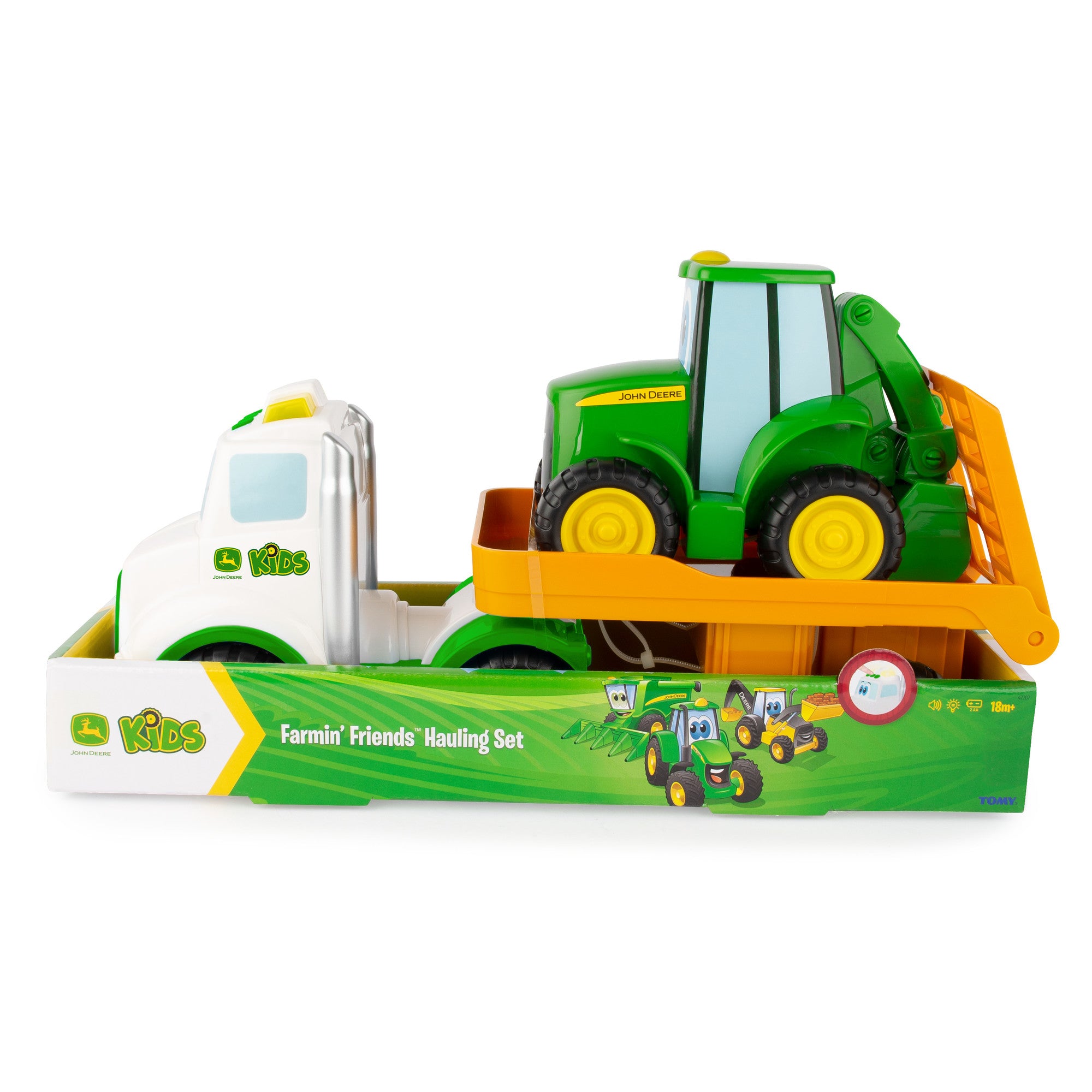 John Deere Farmin' Friends Hauling Set with Lights and Sounds