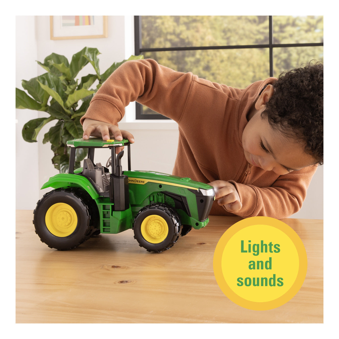 John Deere 12-Inch Lights & Sounds Tractor