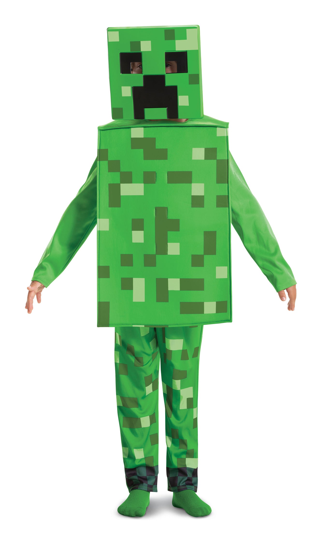 Minecraft Creeper Fancy Dress Costume Small 5–6 Years