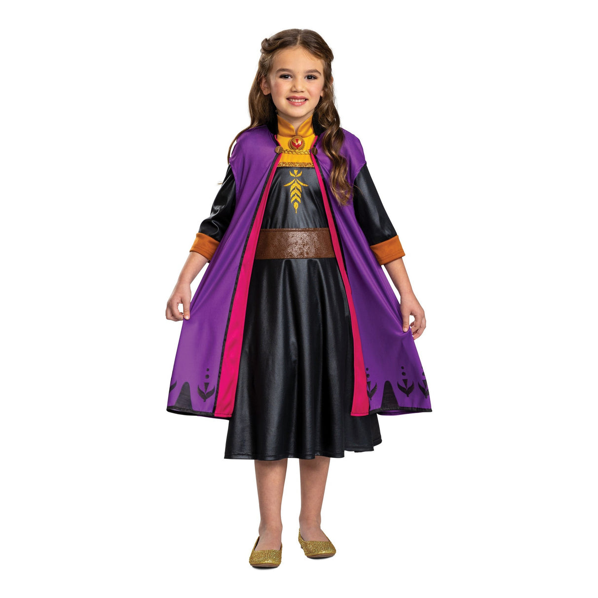 Disney Frozen 2 Anna Deluxe Travelling Costume, 7–8 Years