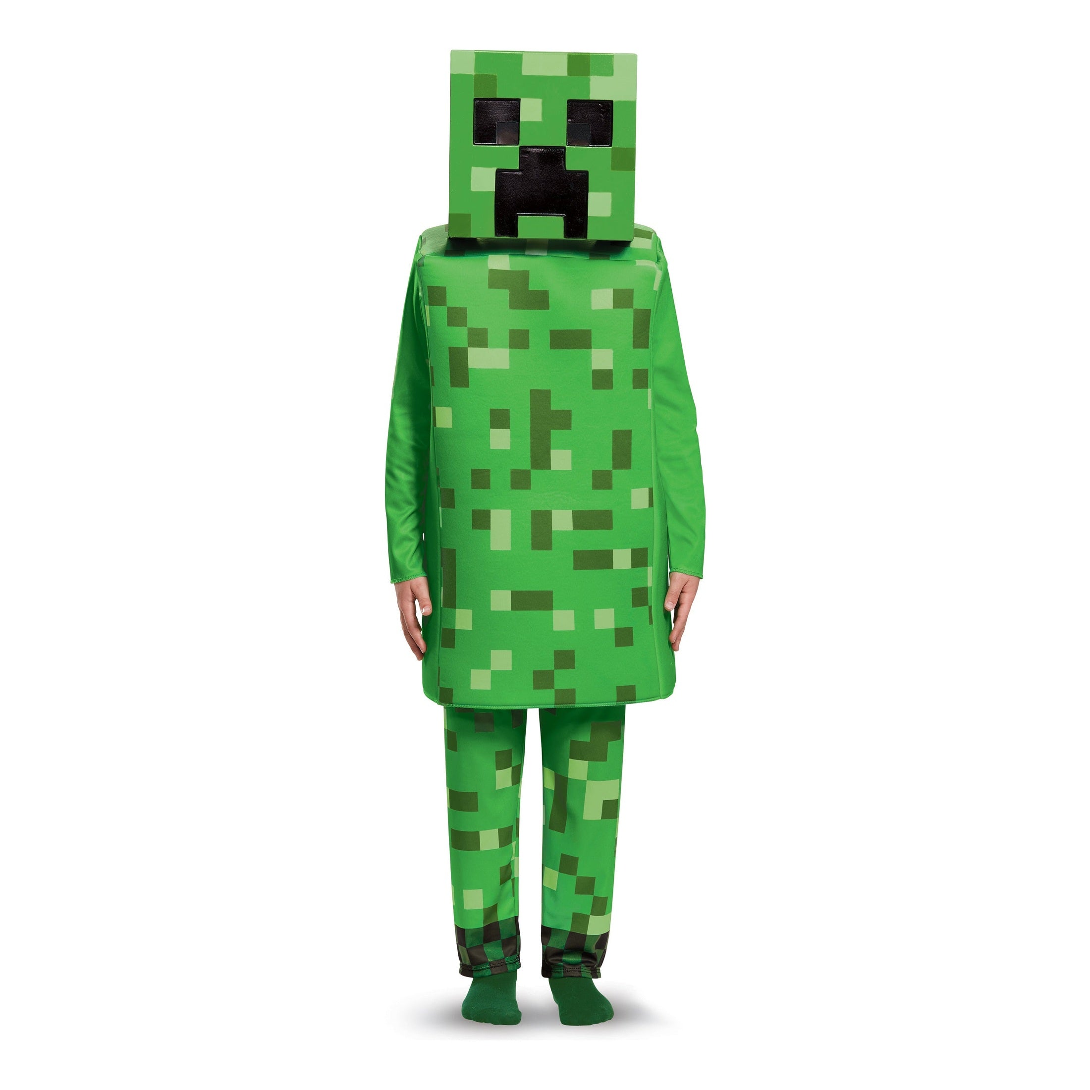 Minecraft Creeper Deluxe Costume, Large 10–12