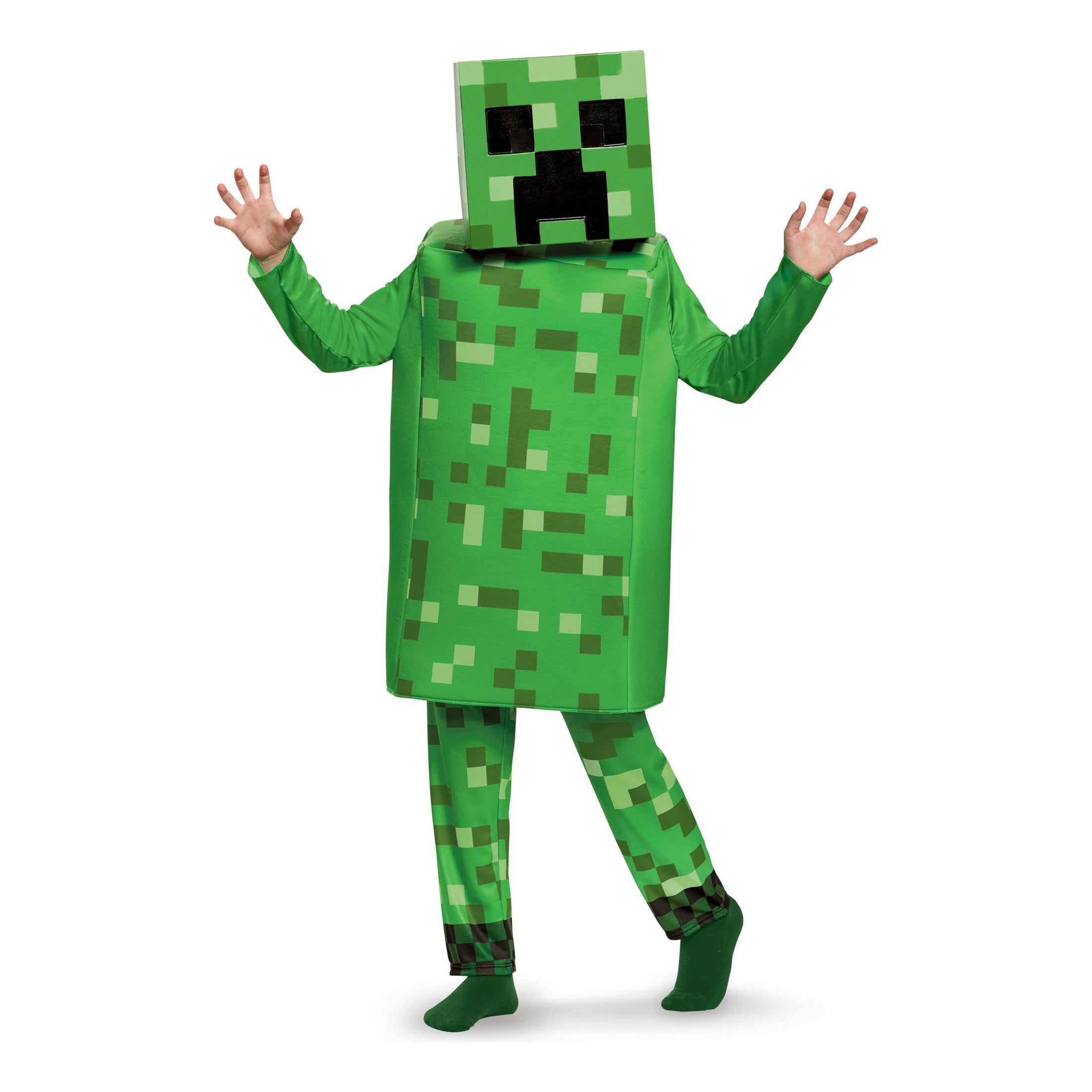 Minecraft Creeper Deluxe Costume Medium 7-8 Years