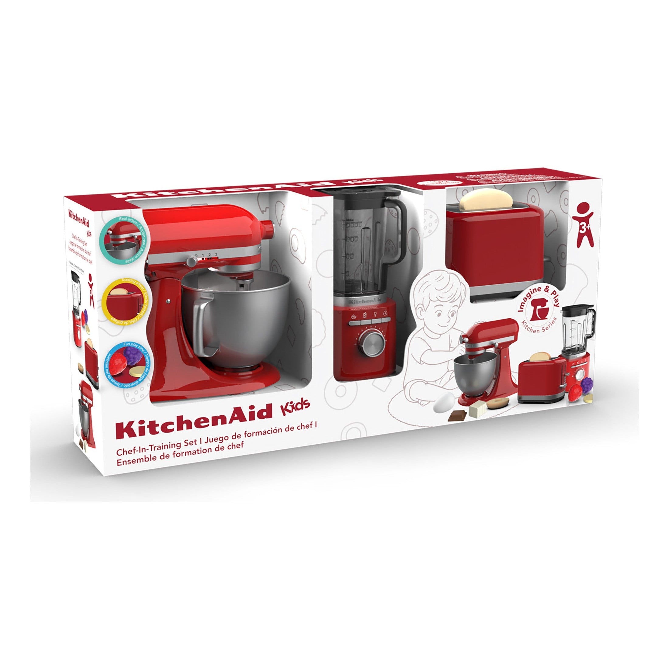 KitchenAid Kids Chef-in-Training 3-in-1 Pretend Play Set