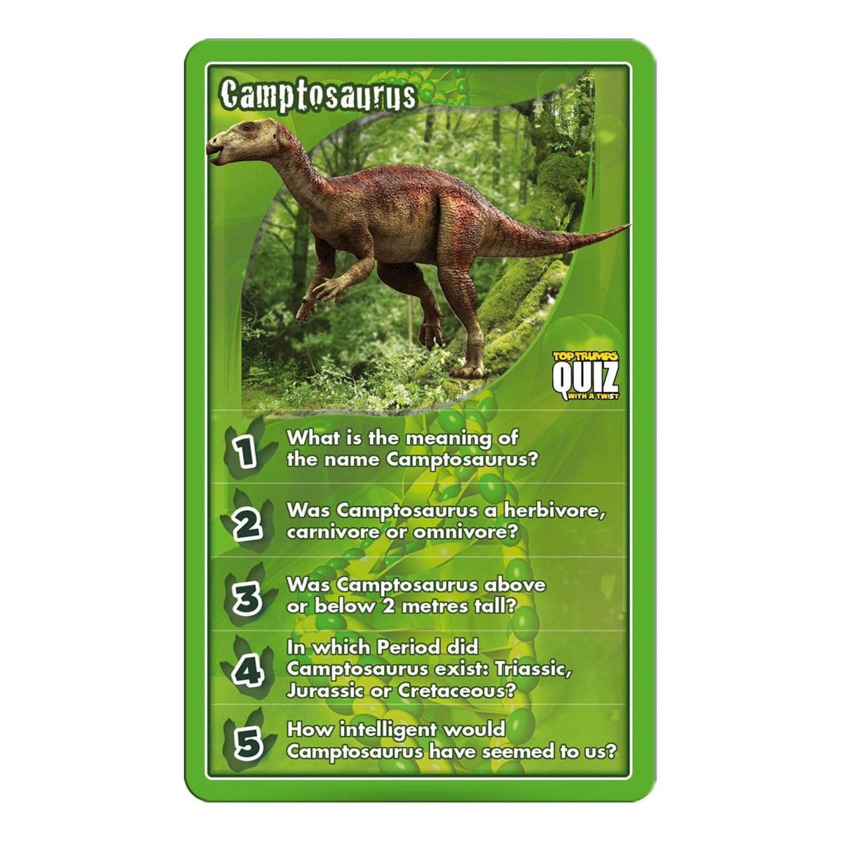 Top Trumps Dinosaurs Quiz Card Game – 500 Questions