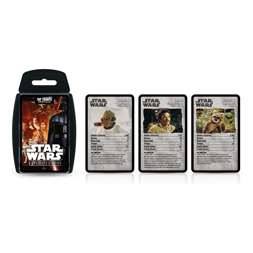 Star Wars Episodes IV–VI Top Trumps Specials Card Game