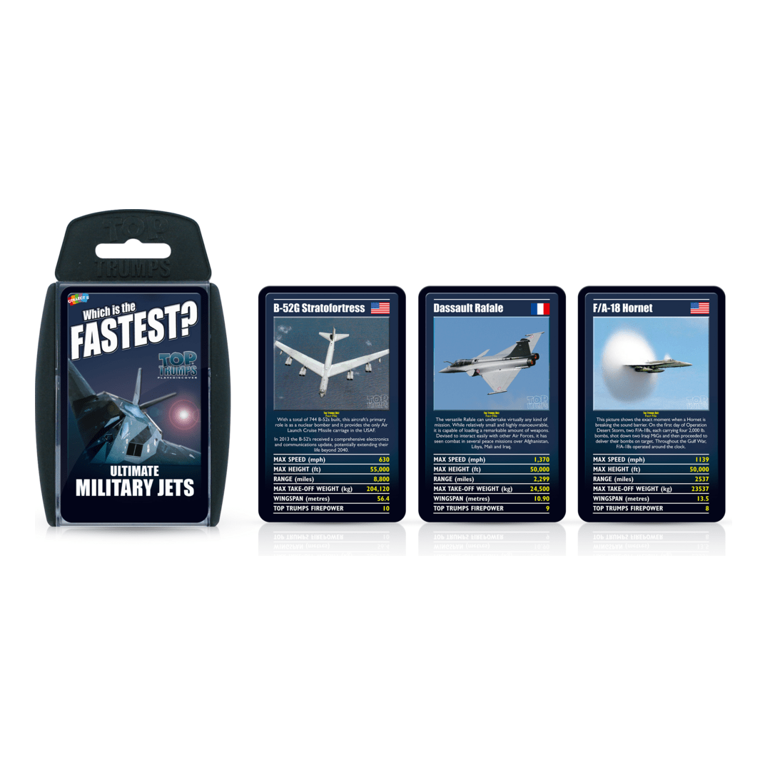 Top Trumps Ultimate Military Jets Card Game
