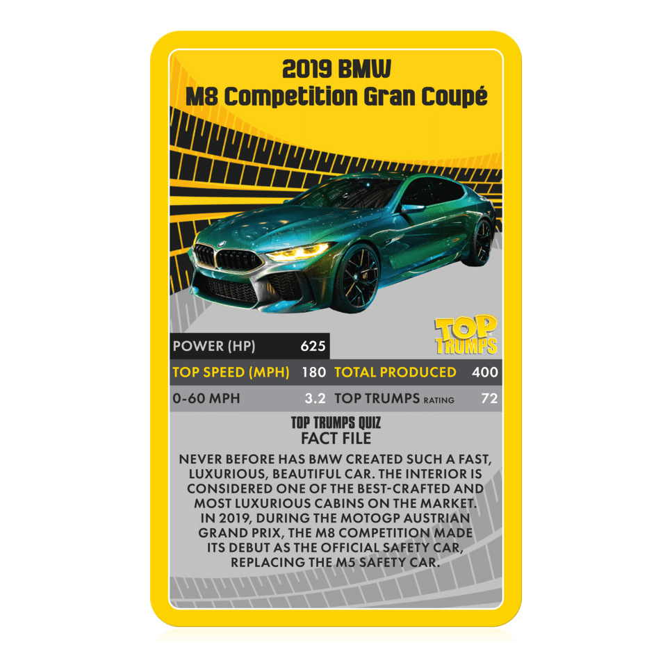Top Trumps Supercars Card Game