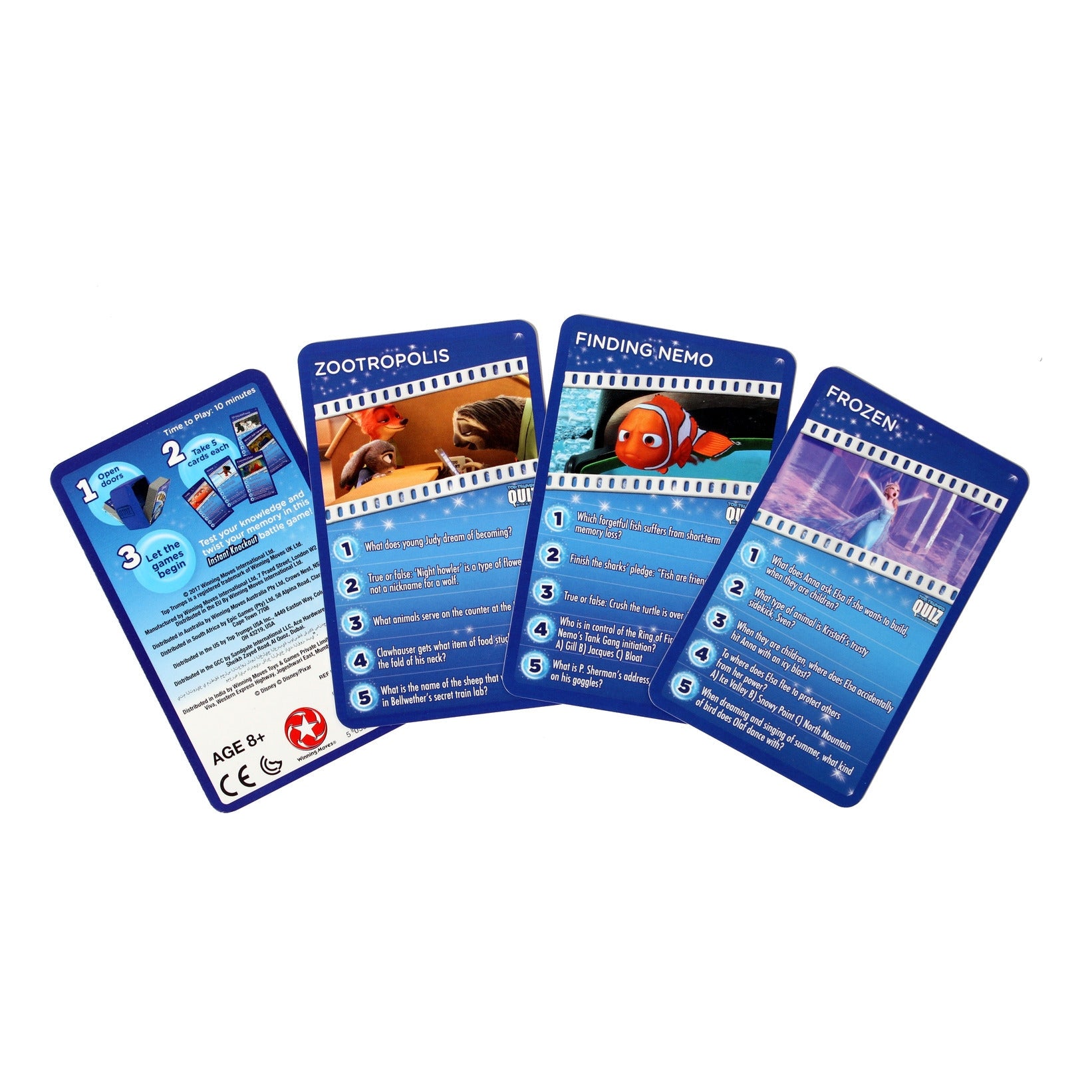 Top Trumps Disney Quiz Card Game – 500 Questions