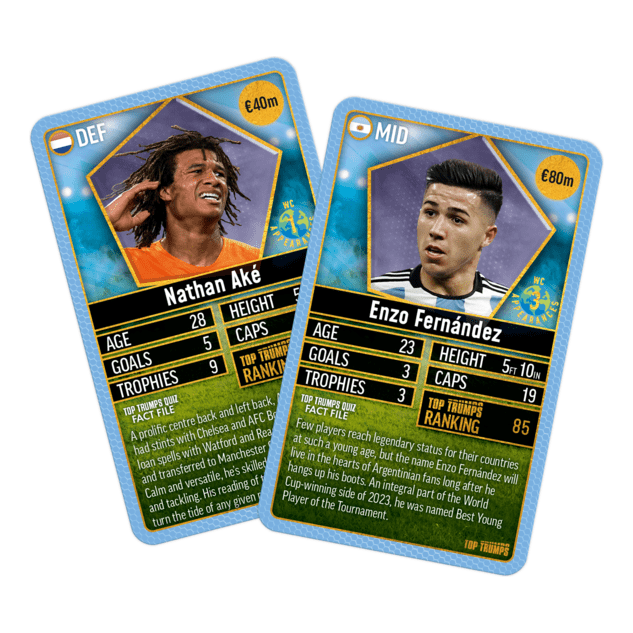 Top Trumps World Football Stars Top 200 Pack 3 Card Game