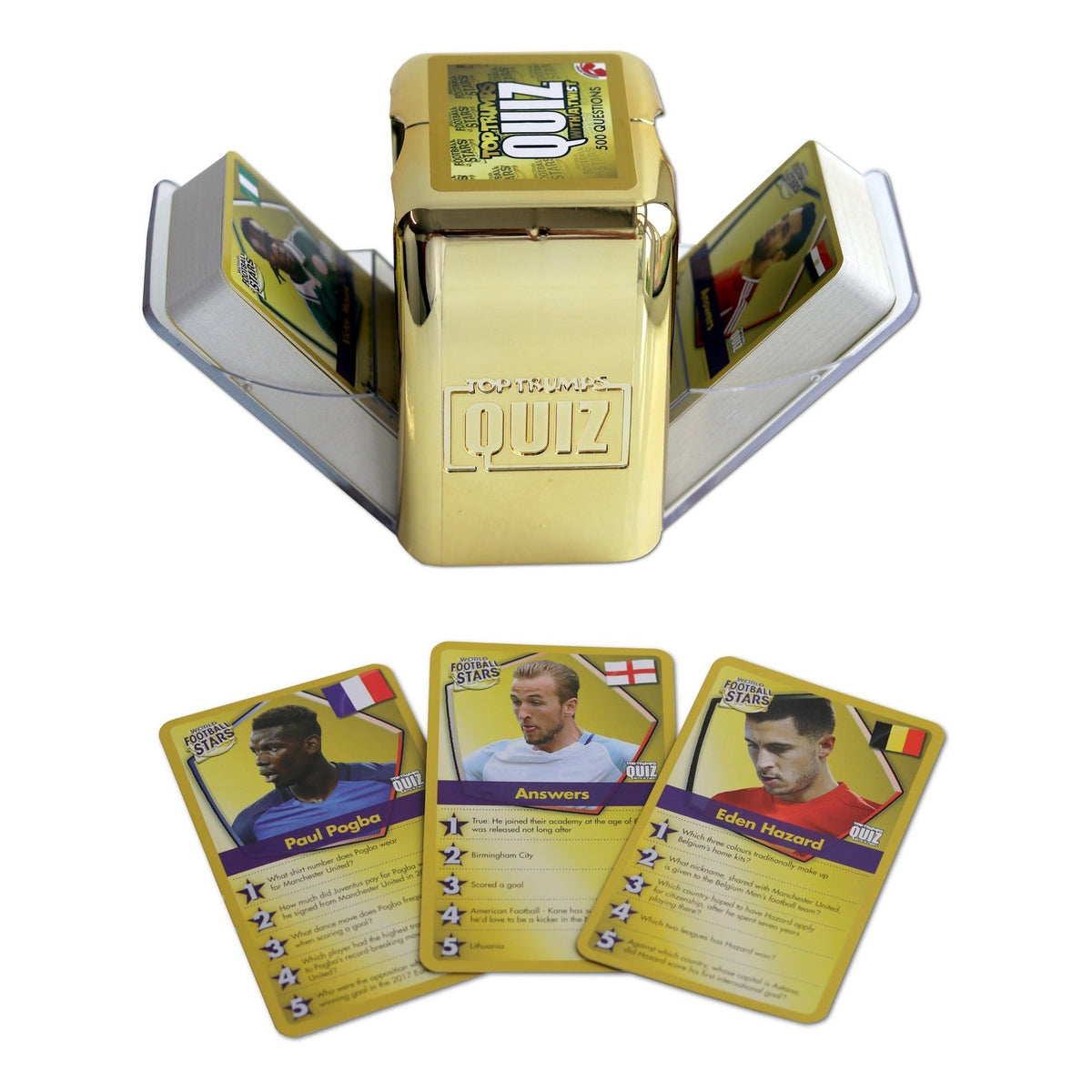 Top Trumps Quiz World Football Stars Card Game