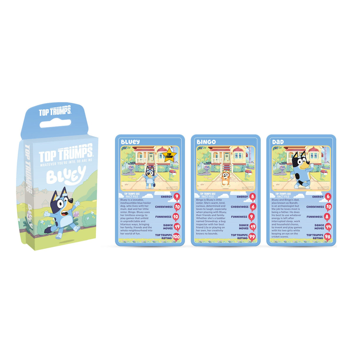 Bluey Top Trumps Specials Card Game