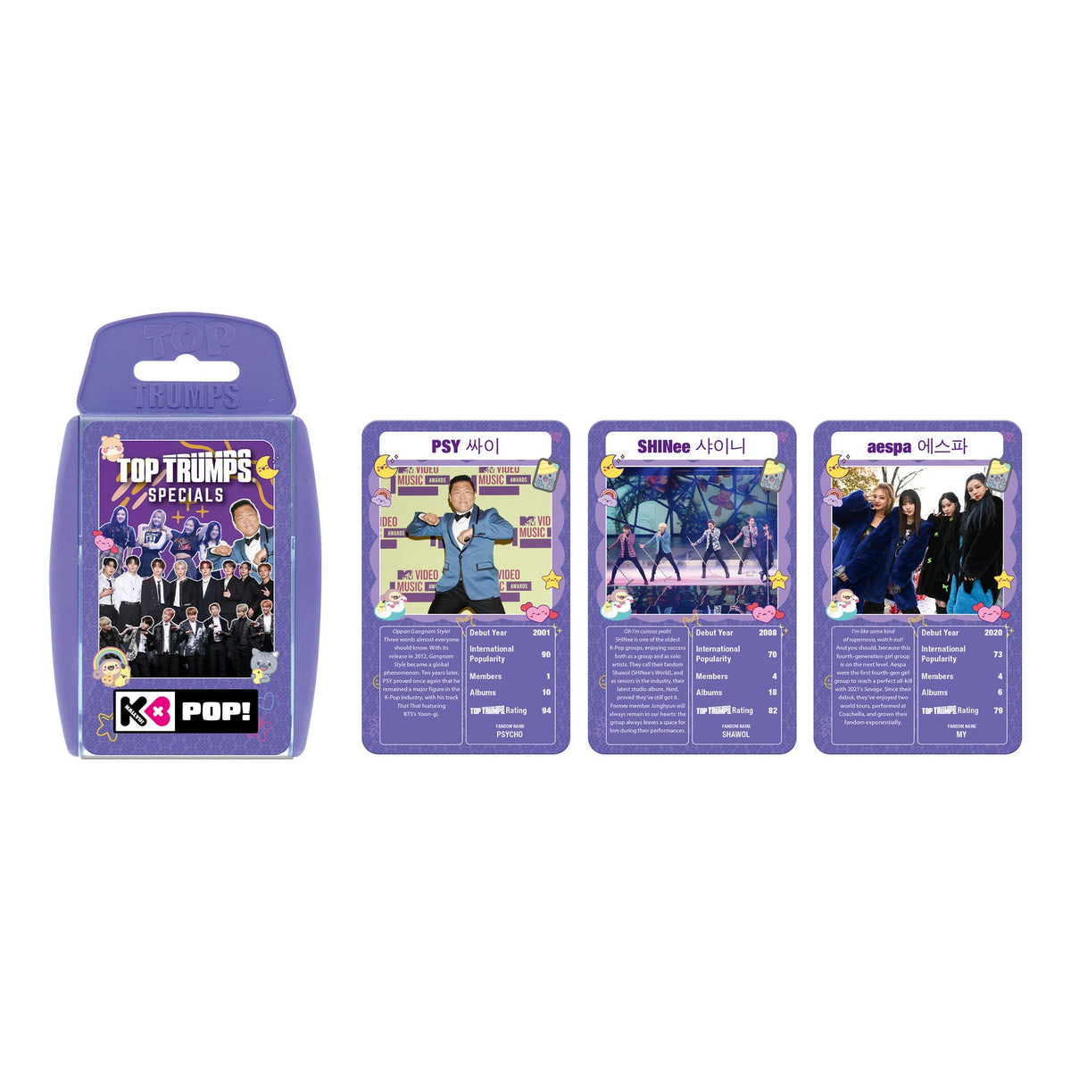 Top Trumps K-Pop Specials Card Game