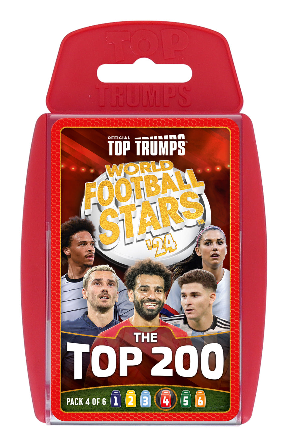 Top Trumps World Football Stars Top 200 Pack 4 Card Game
