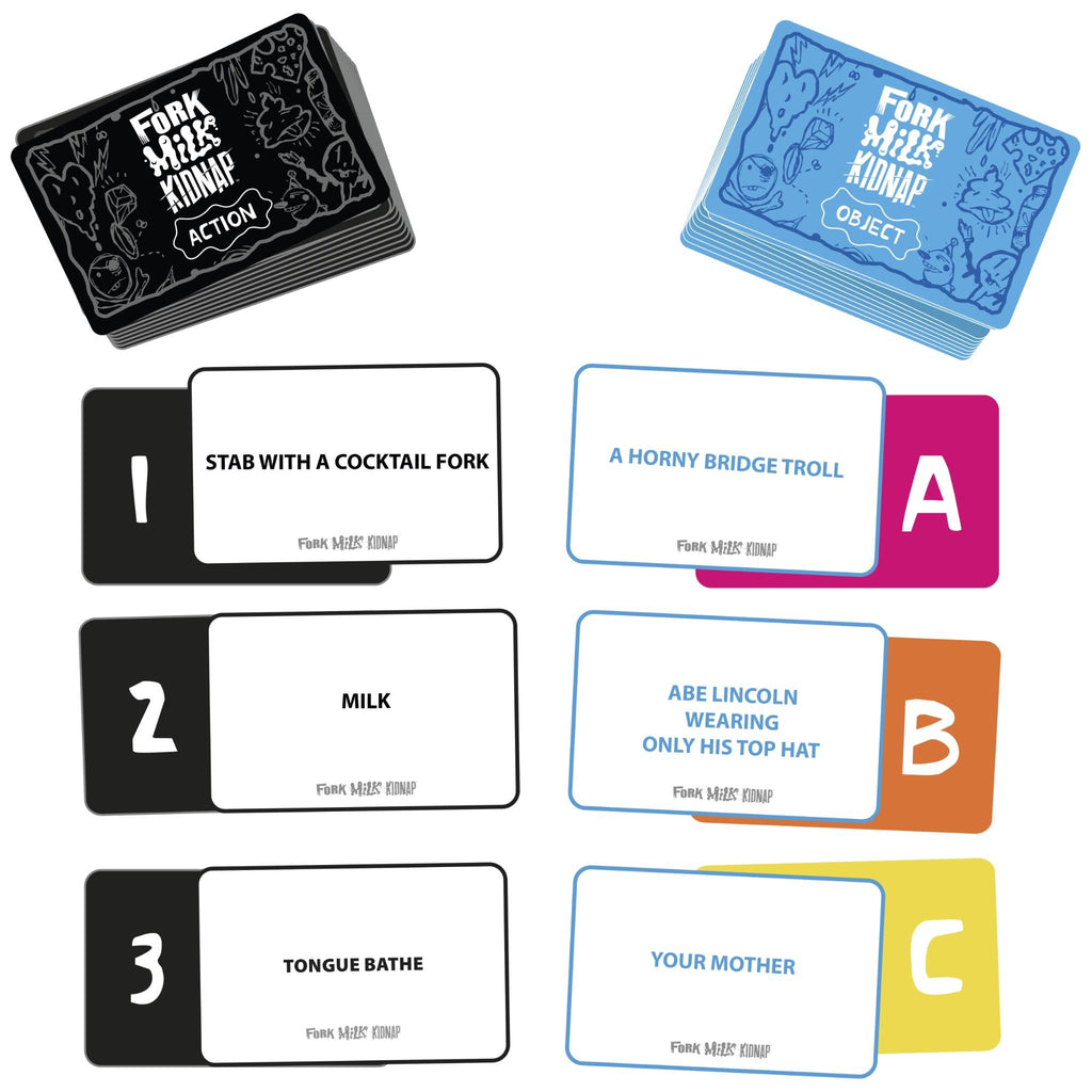 Hasbro Gaming Fork Milk Kidnap Adult Party Card Game