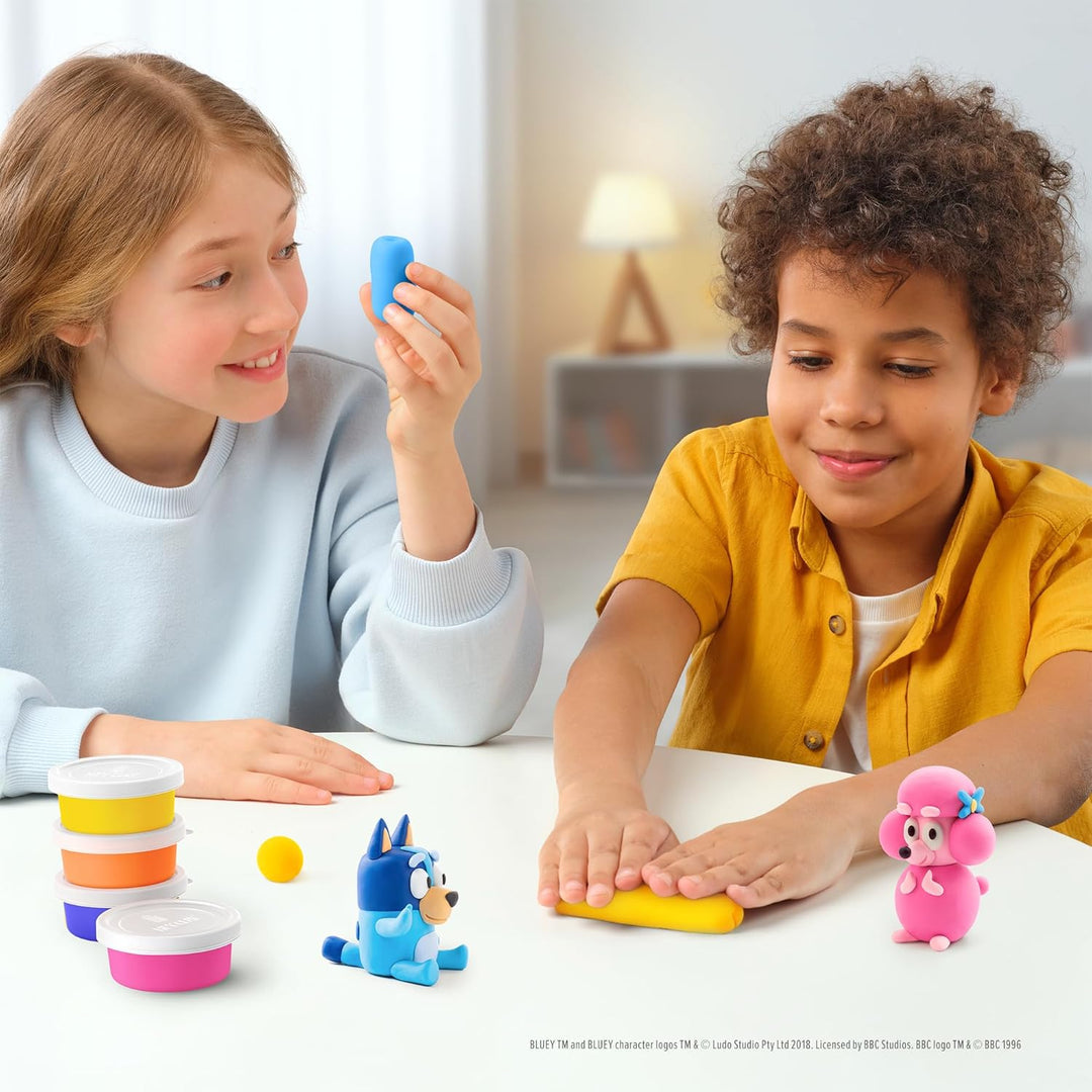 Hey Clay Bluey & Friends 15-Can Air-Dry Clay Set