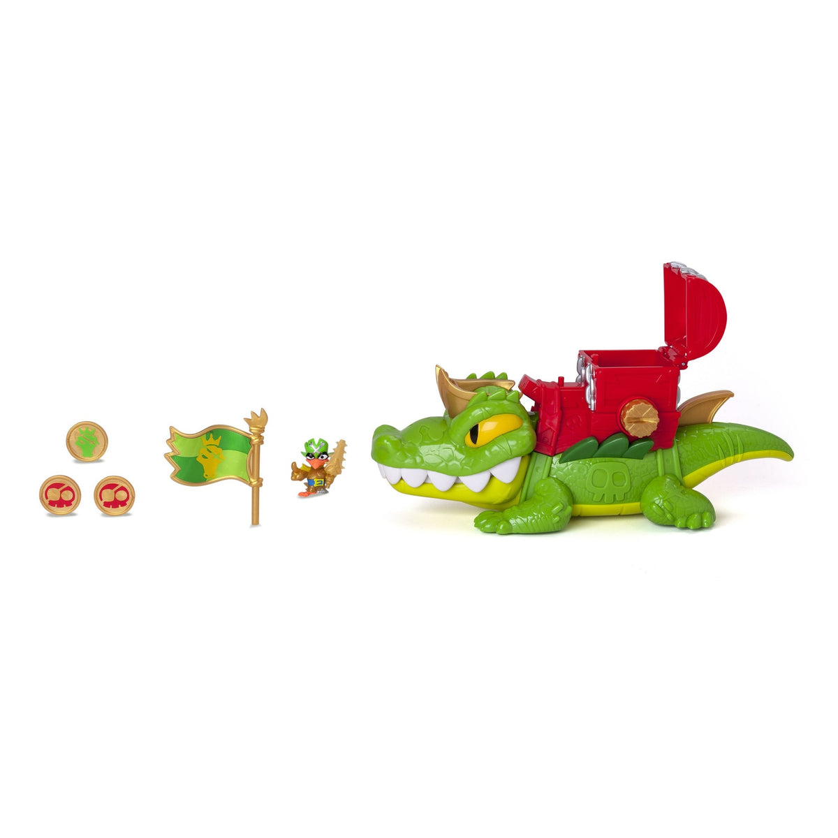 Piratix King Croc Interactive Crocodile Playset with Captain Jawcrush