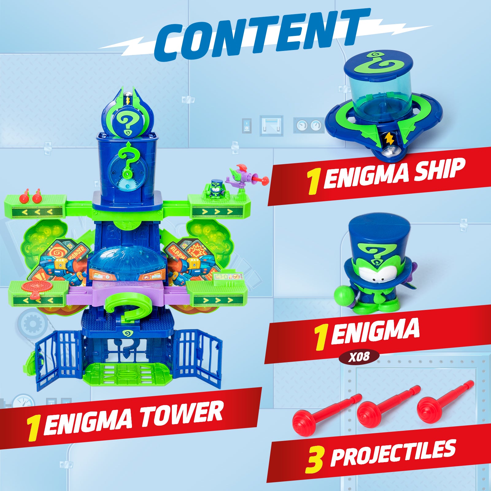 SuperThings Kazoom Power Enigma Tower Playset