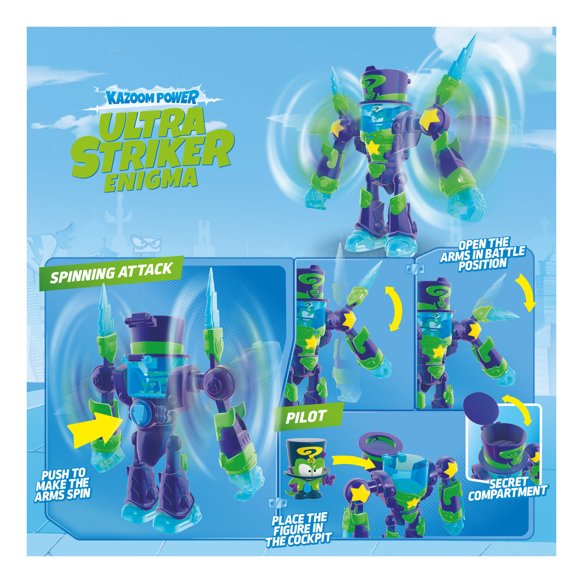 SuperThings Kazoom Power Ultra Striker Enigma Robot