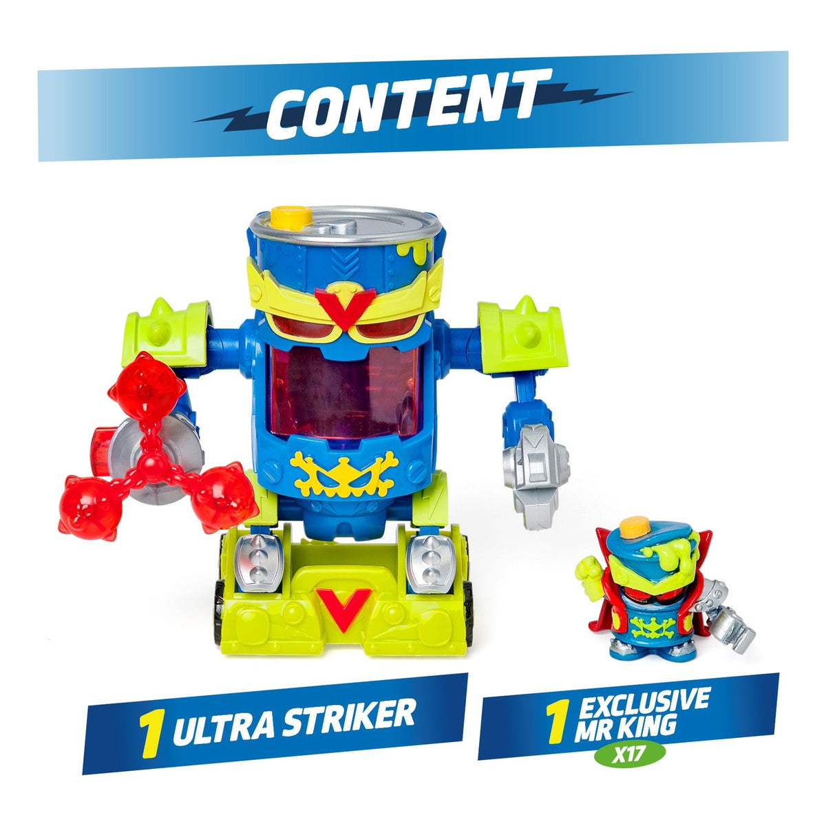 SuperThings Kazoom Power Ultra Striker Mr King Robot