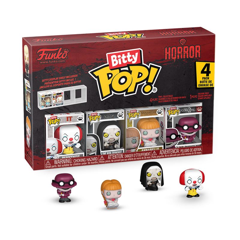 Funko Pop! Vinyl Funko Bitty POP! Warner Bros. Horror Pennywise 4 Pack