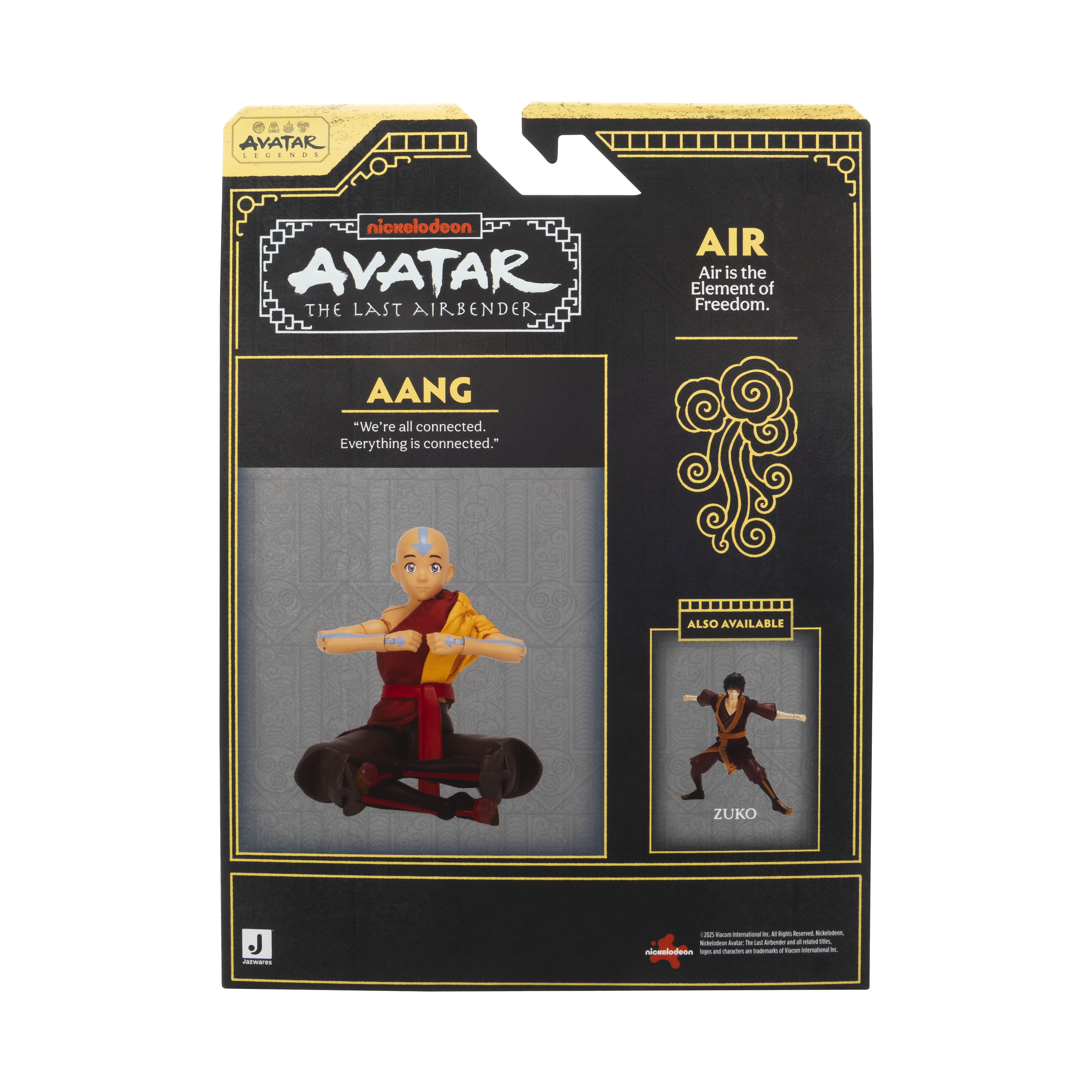 Jazwares Avatar: The Last Airbender Aang Book Three 6.5-Inch Action Figure