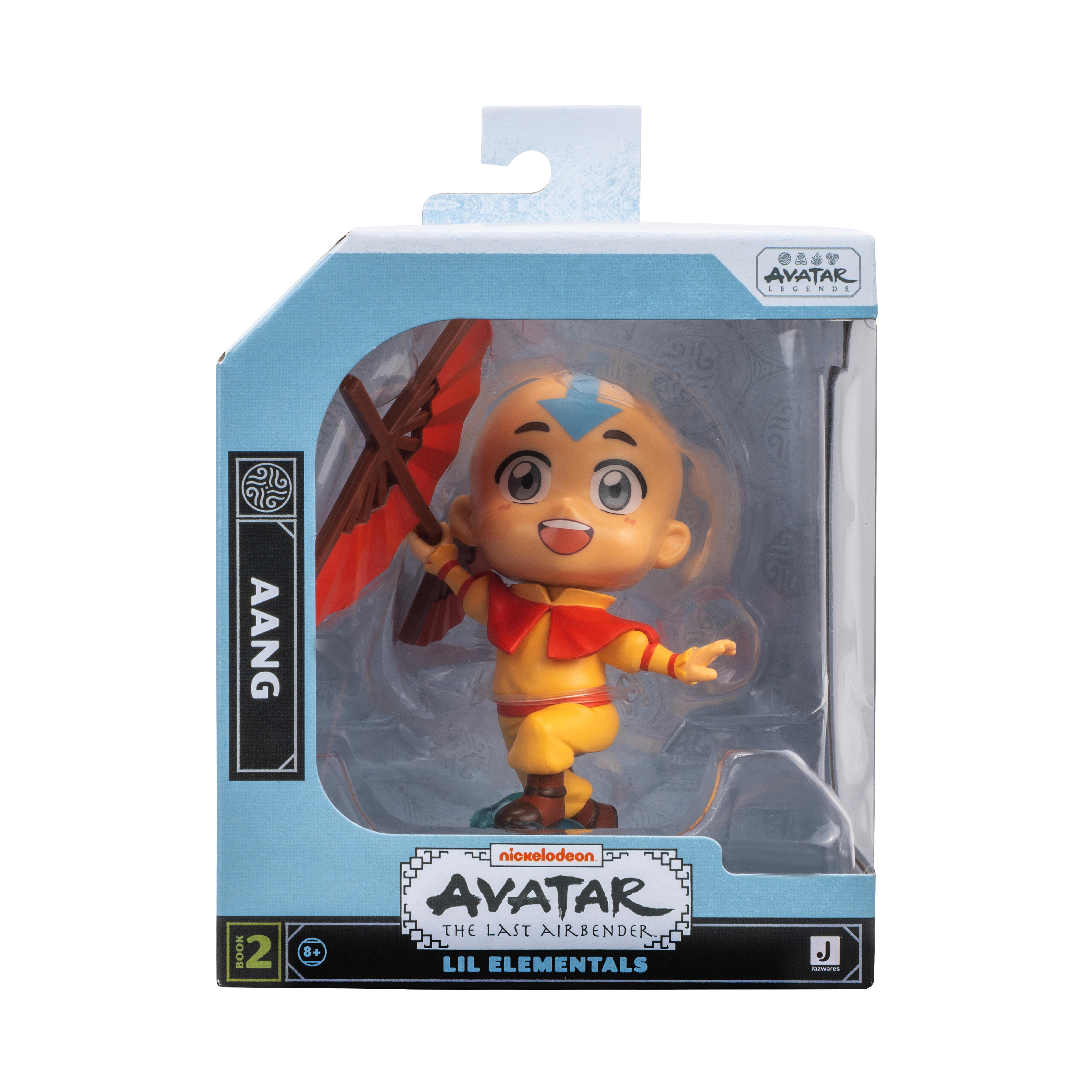 Jazwares Avatar: The Last Airbender Aang 4-Inch Kawaii Mini Figure