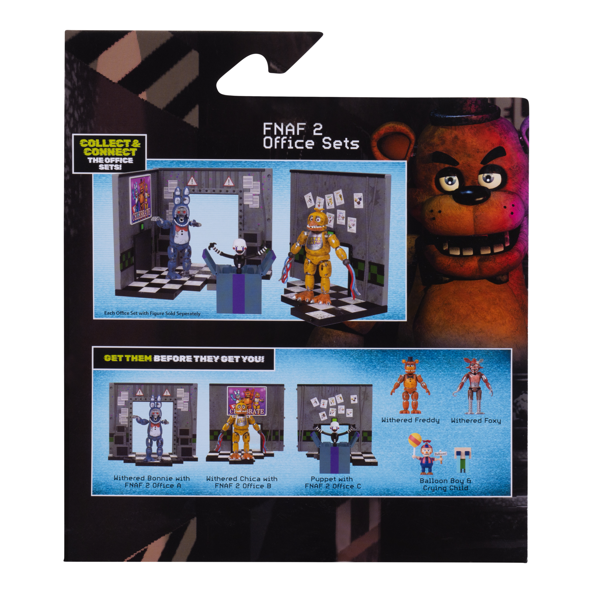 Jazwares Five Nights at Freddy’s 2 Puppet Office Set