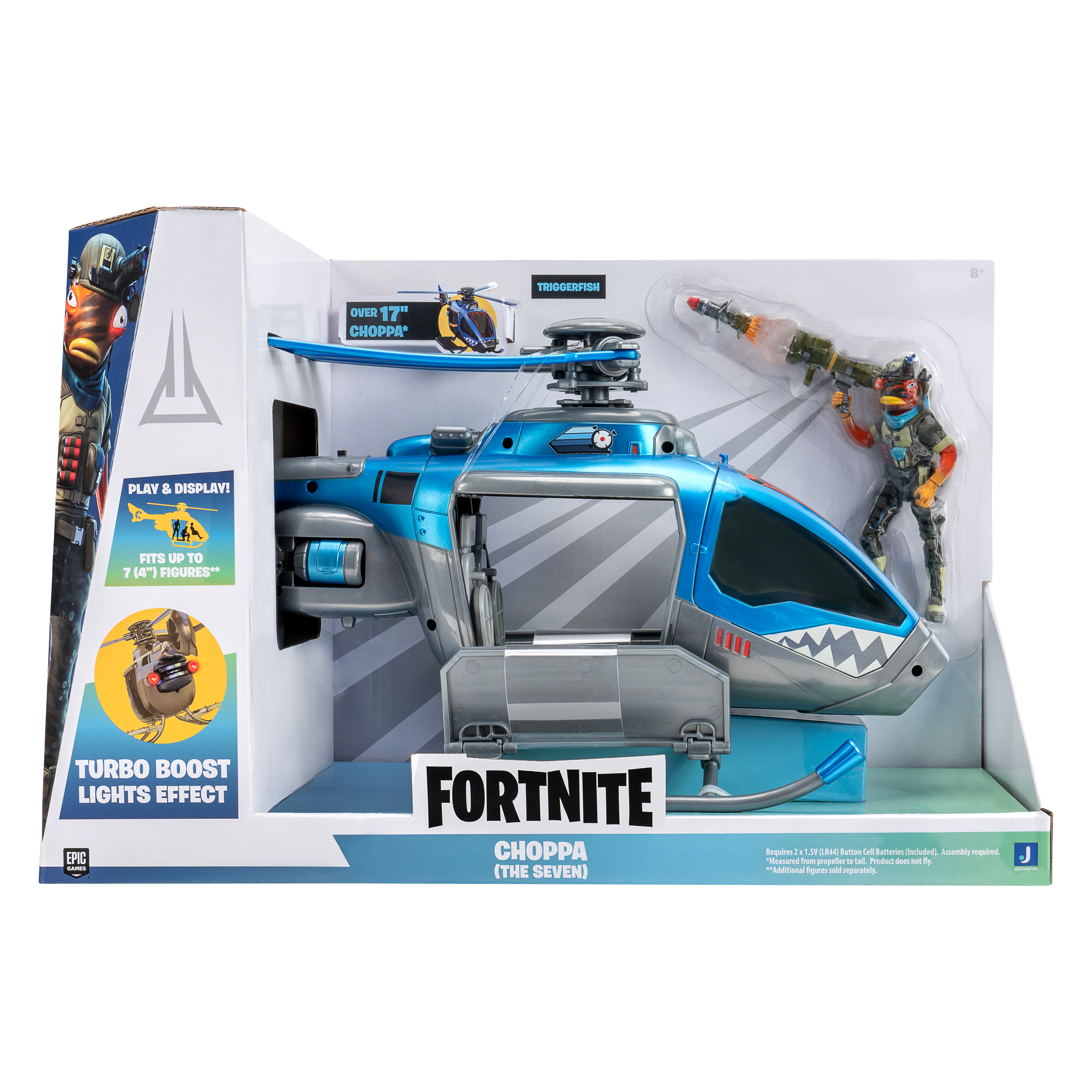 Fortnite Chopper The Seven & Triggerfish Action Figure Set