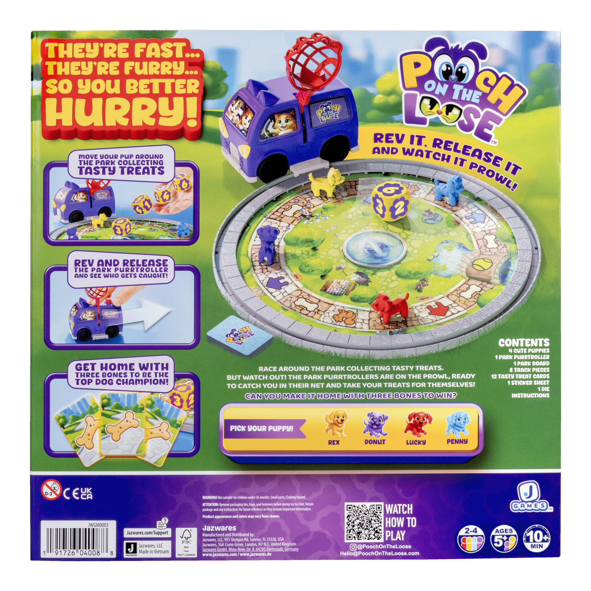 Jazwares Pooch on the Loose Interactive Board Game