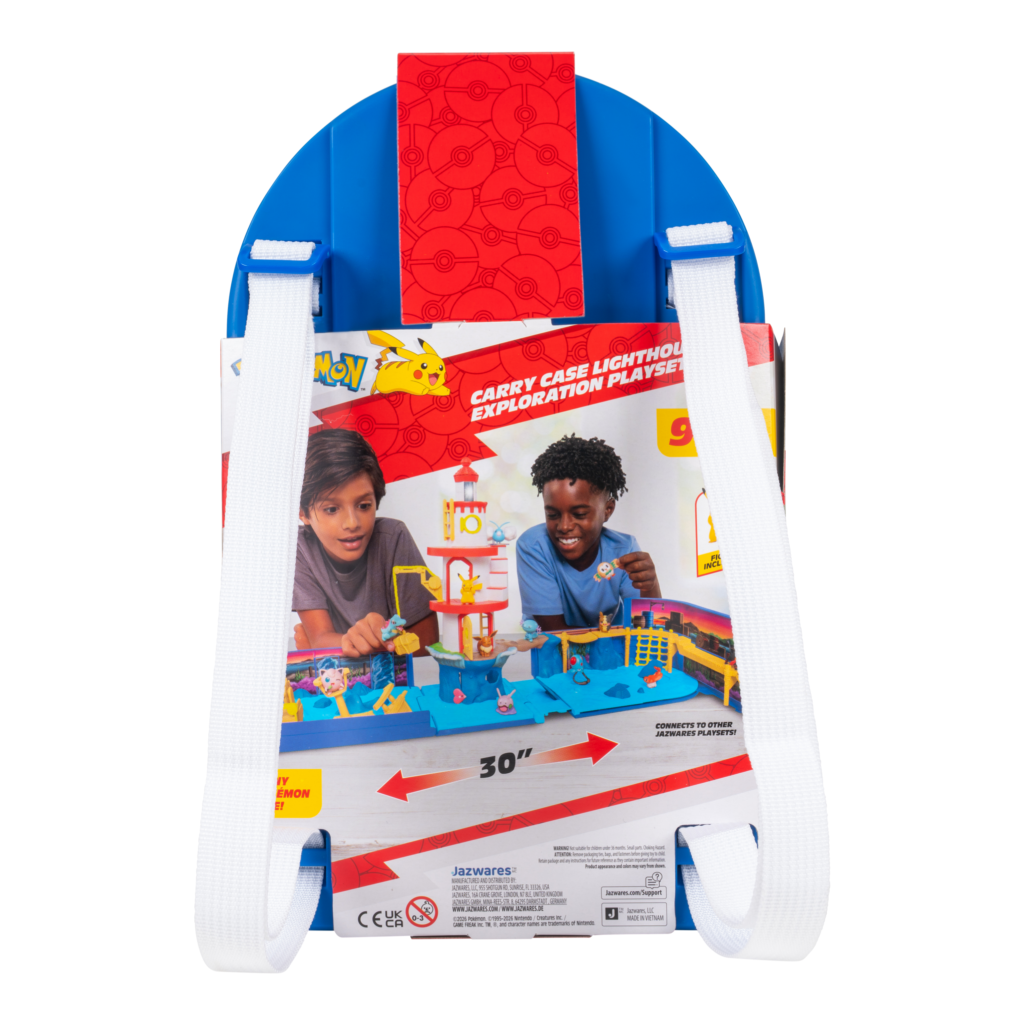 Pokémon Carry Case Lighthouse Exploration Playset with Pikachu