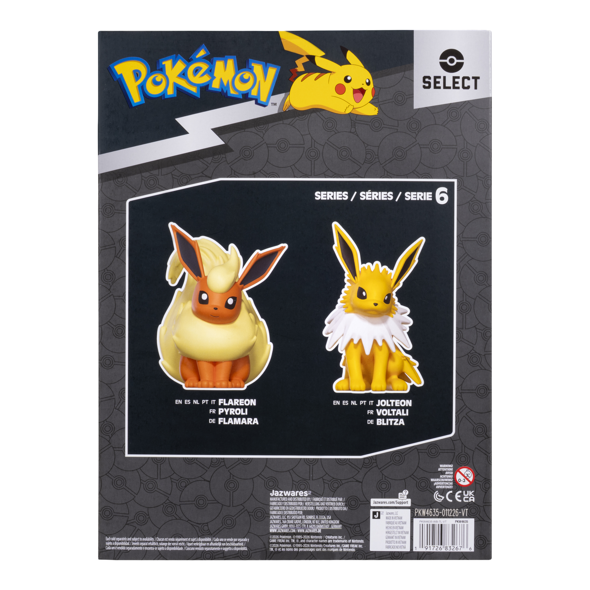 Pokémon Select Jolteon Deluxe Vinyl Figure 10cm